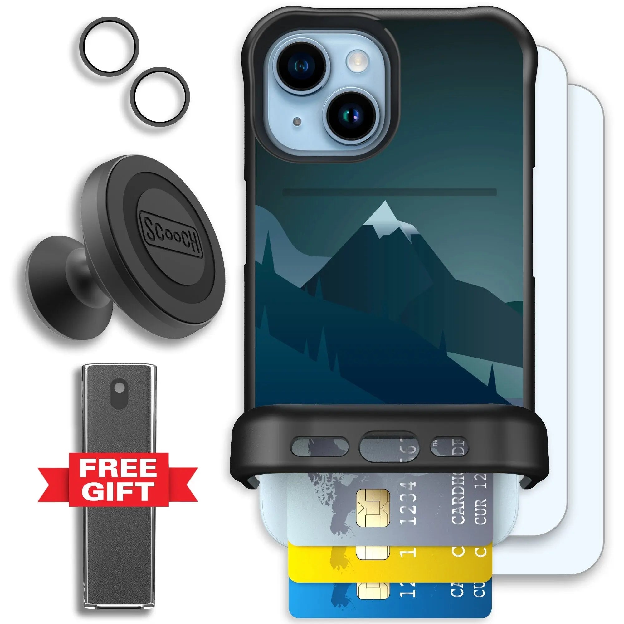 Scooch-Wingmate Defender Bundle for iPhone 15-