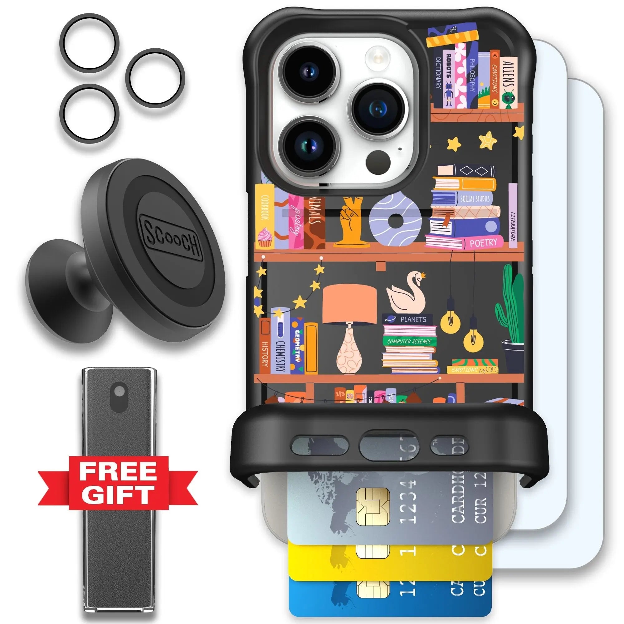 Scooch-Wingmate Defender Bundle for iPhone 15 Pro-