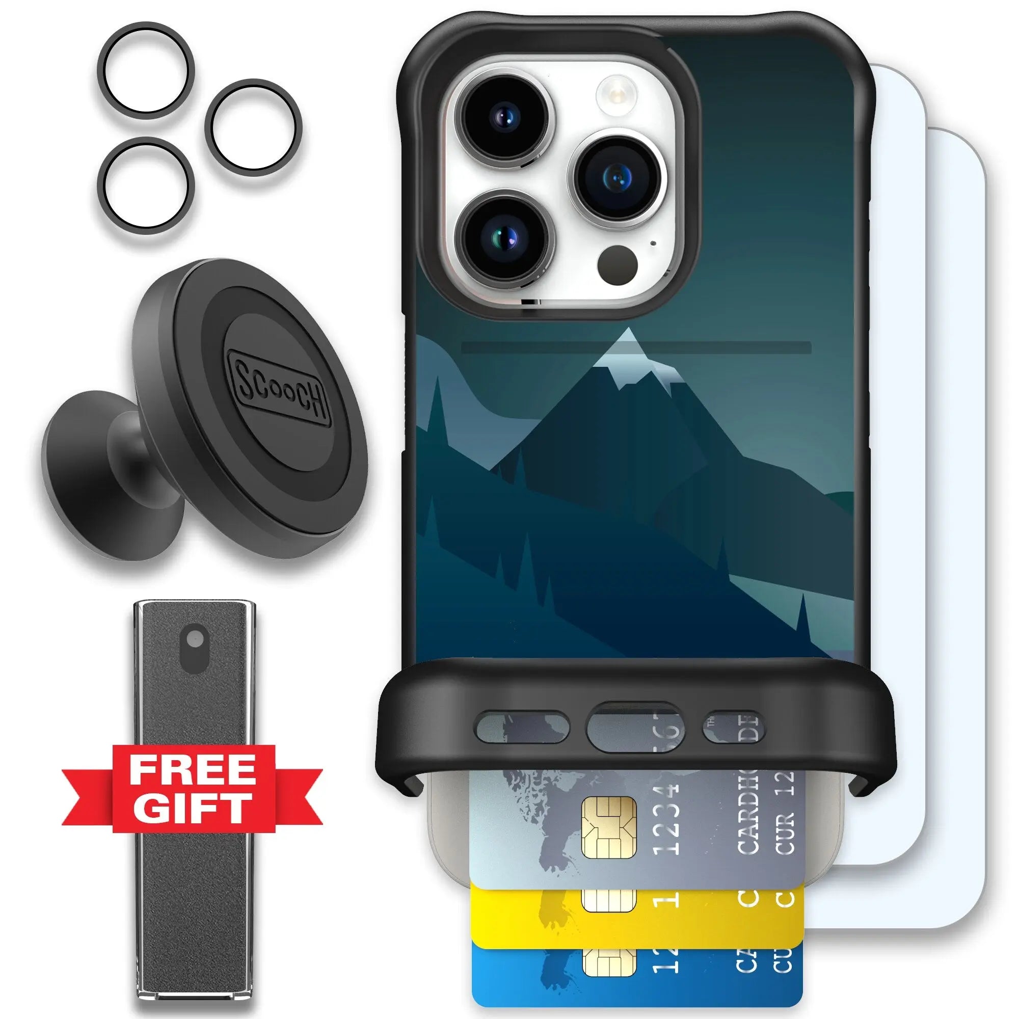 Scooch-Wingmate Defender Bundle for iPhone 15 Pro-