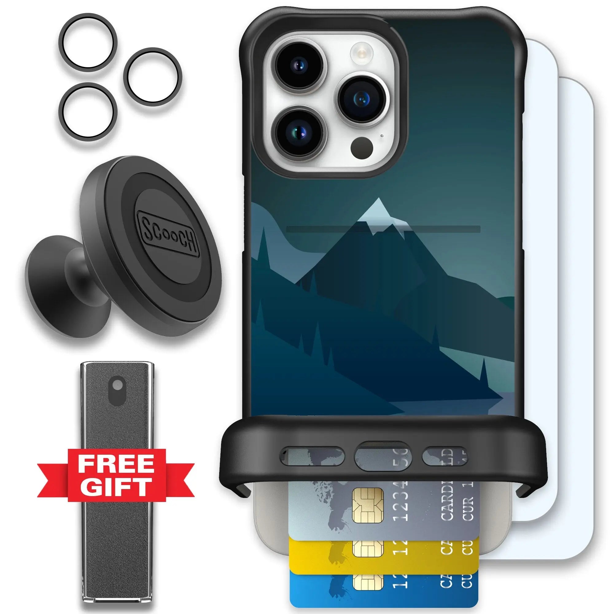 Scooch-Wingmate Defender Bundle for iPhone 15 Pro Max-