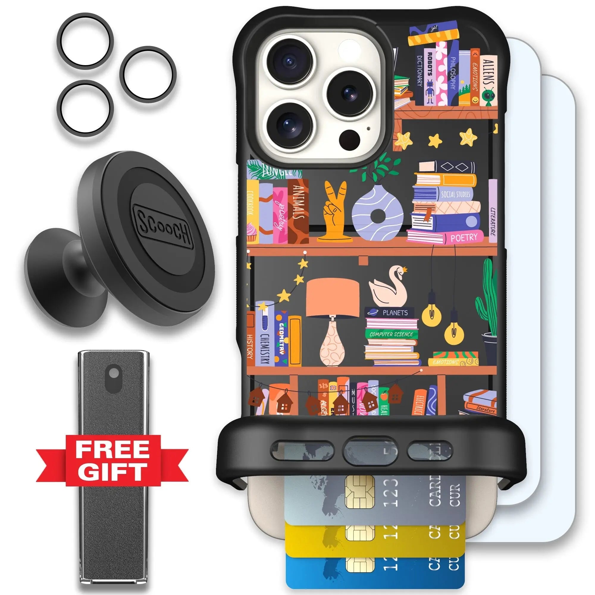 Scooch-Wingmate Defender Bundle for iPhone 16 Pro Max-