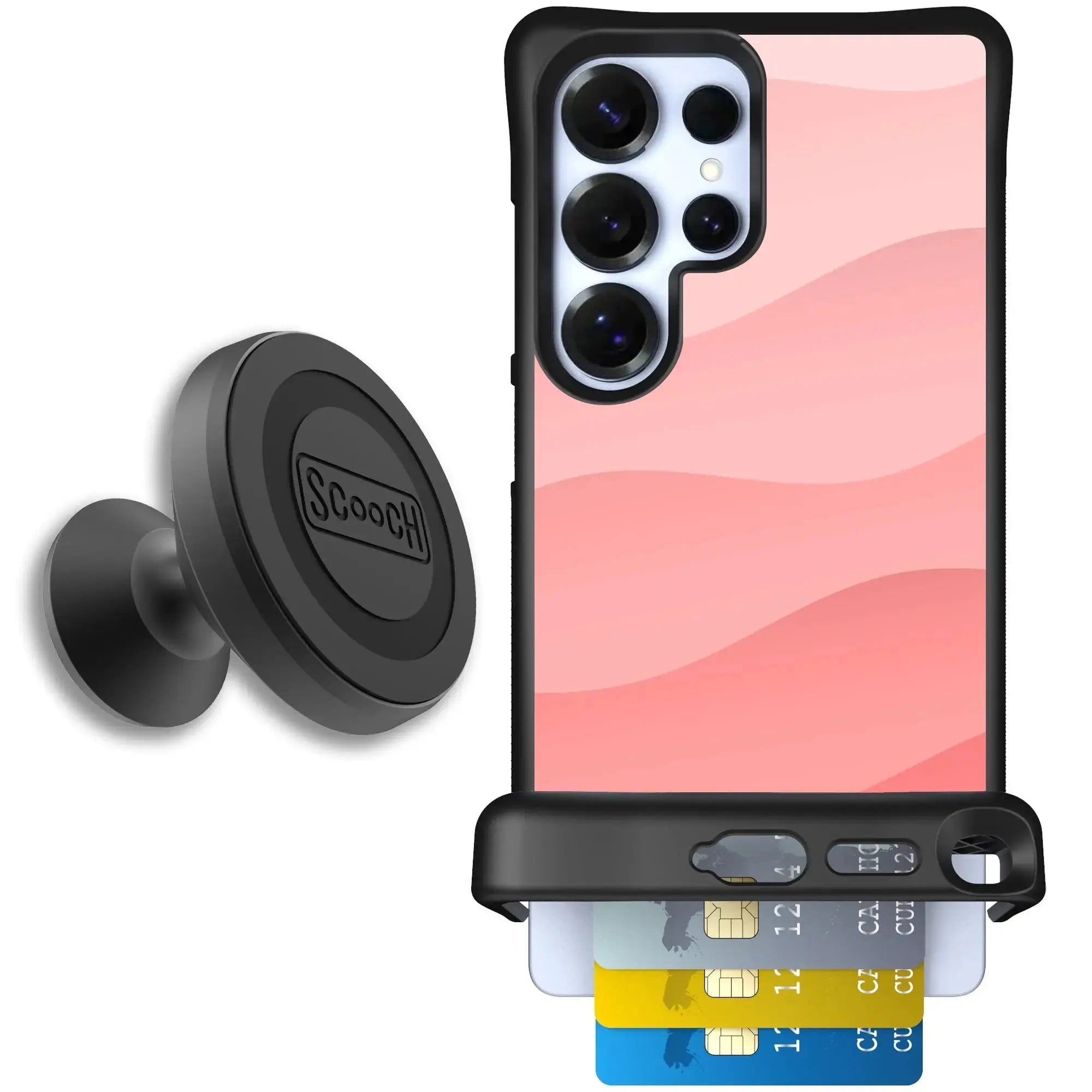 Scooch-Wingmate Starter Bundle for Samsung Galaxy S26 Ultra-Pink-Waves
