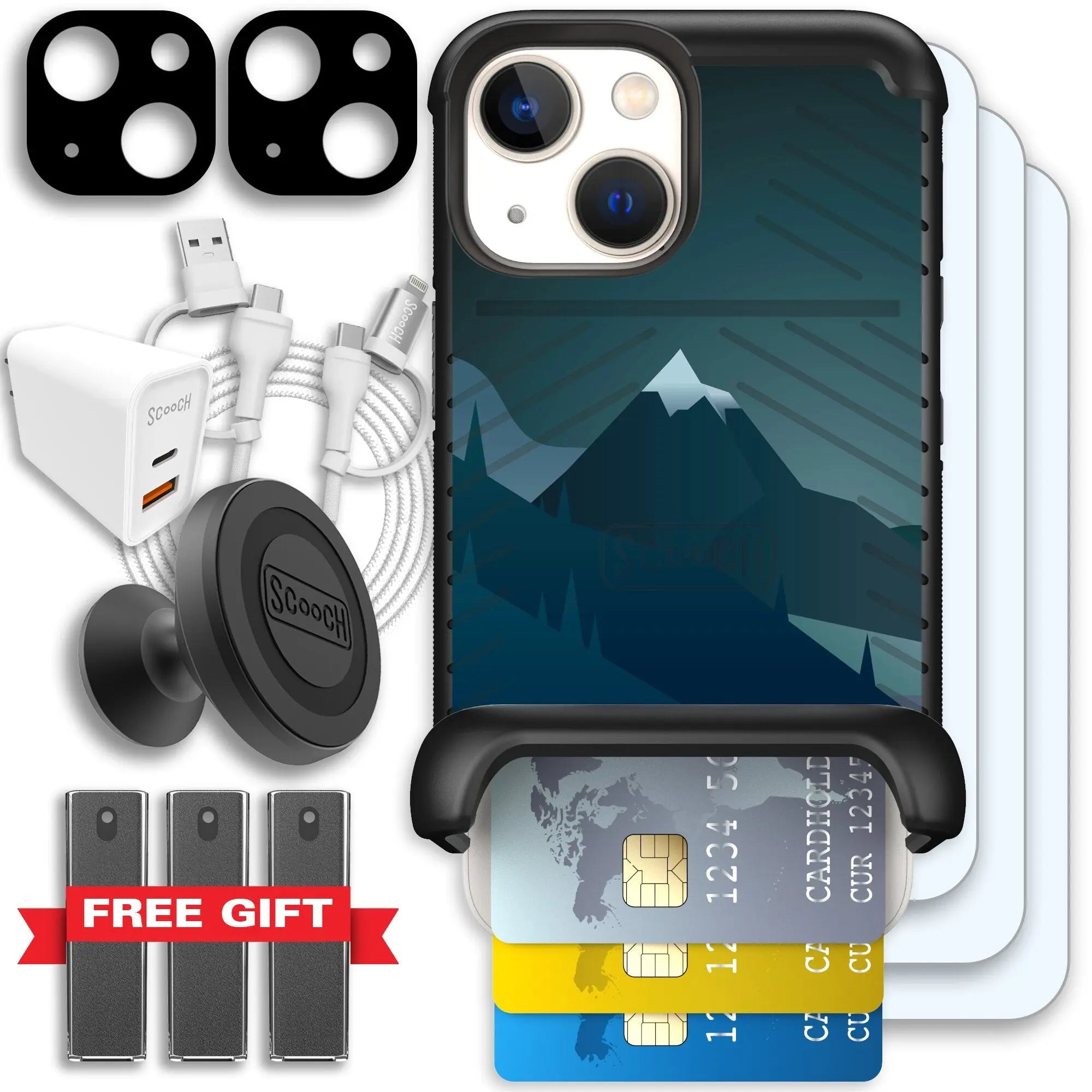 Scooch-Wingmate Ultimate Bundle for iPhone 13 Mini-