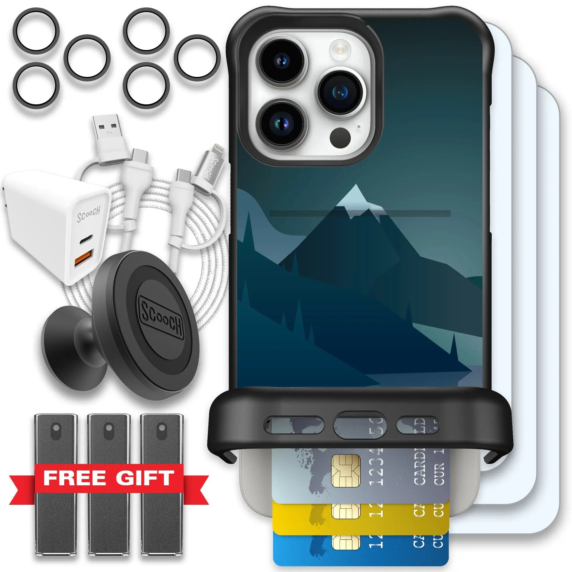 Scooch-Wingmate Ultimate Bundle for iPhone 15 Pro Max-
