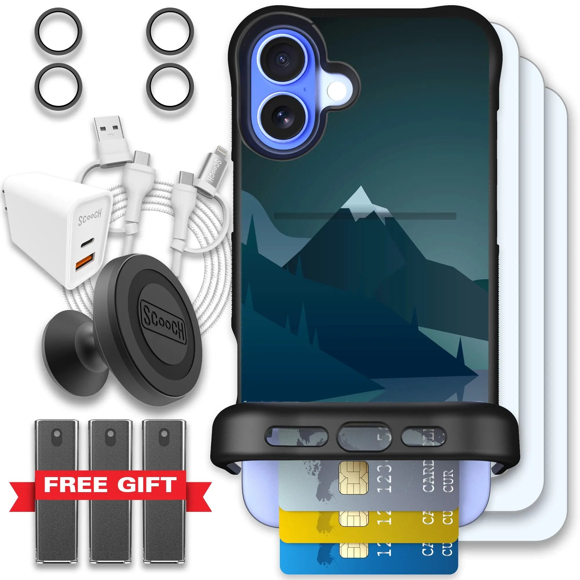 Scooch-Wingmate Ultimate Bundle for iPhone 16 Plus-