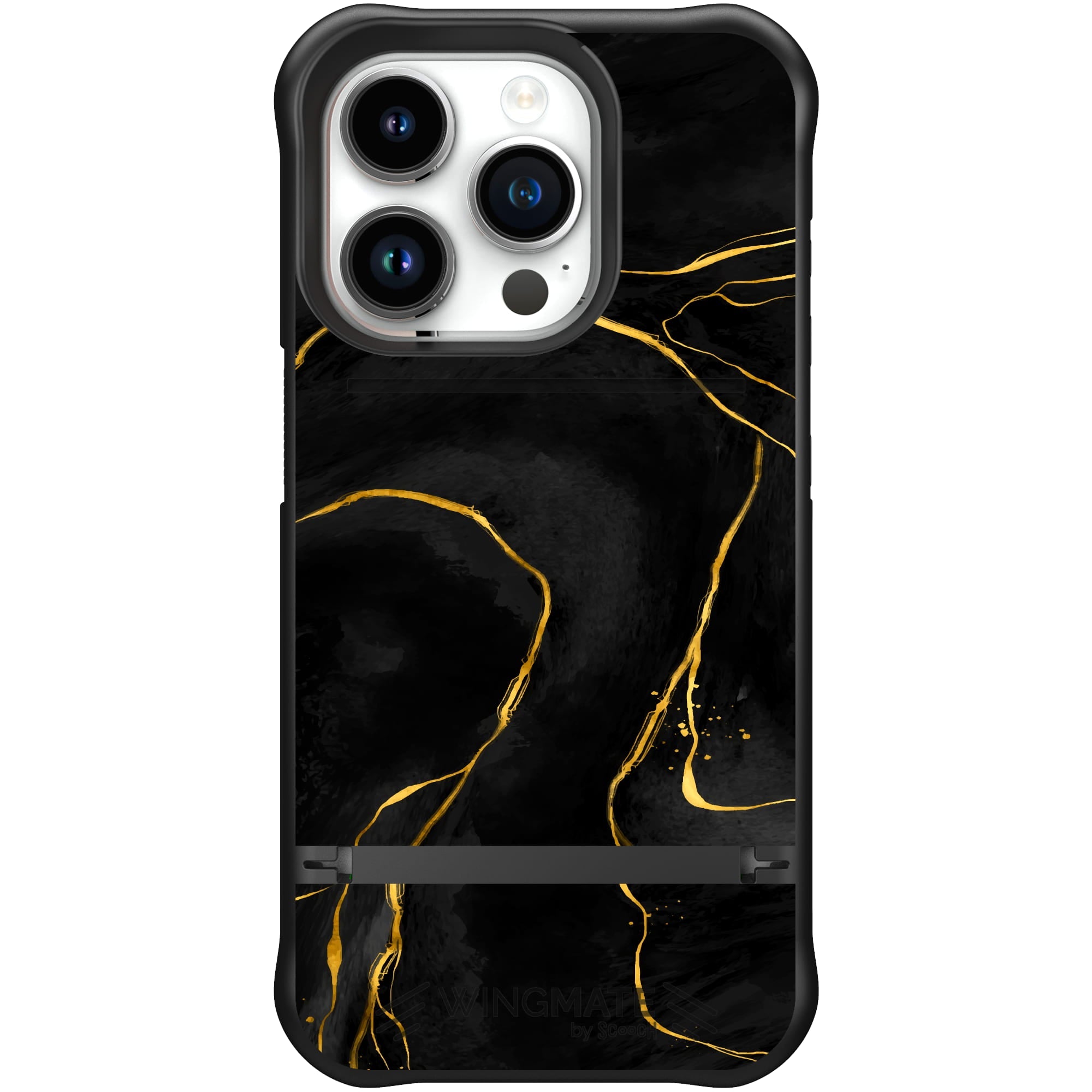 Wingmate Black Marble for iPhone 15 Pro