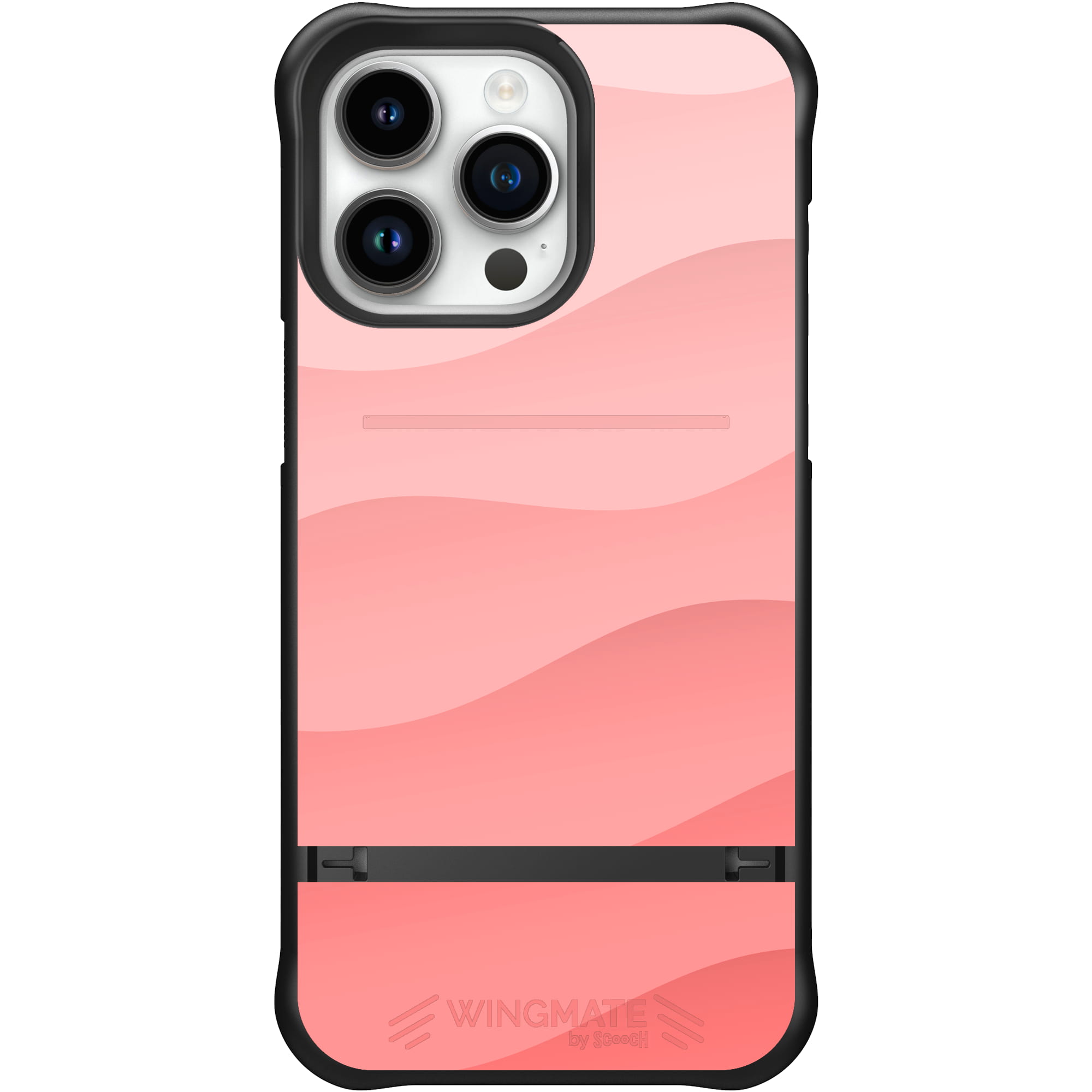 Wingmate Pink Waves for iPhone 15 Pro Max