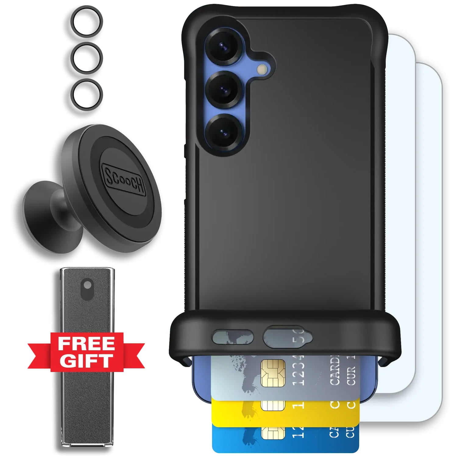 Scooch-Wingmate Defender Bundle for Samsung Galaxy S26-Black