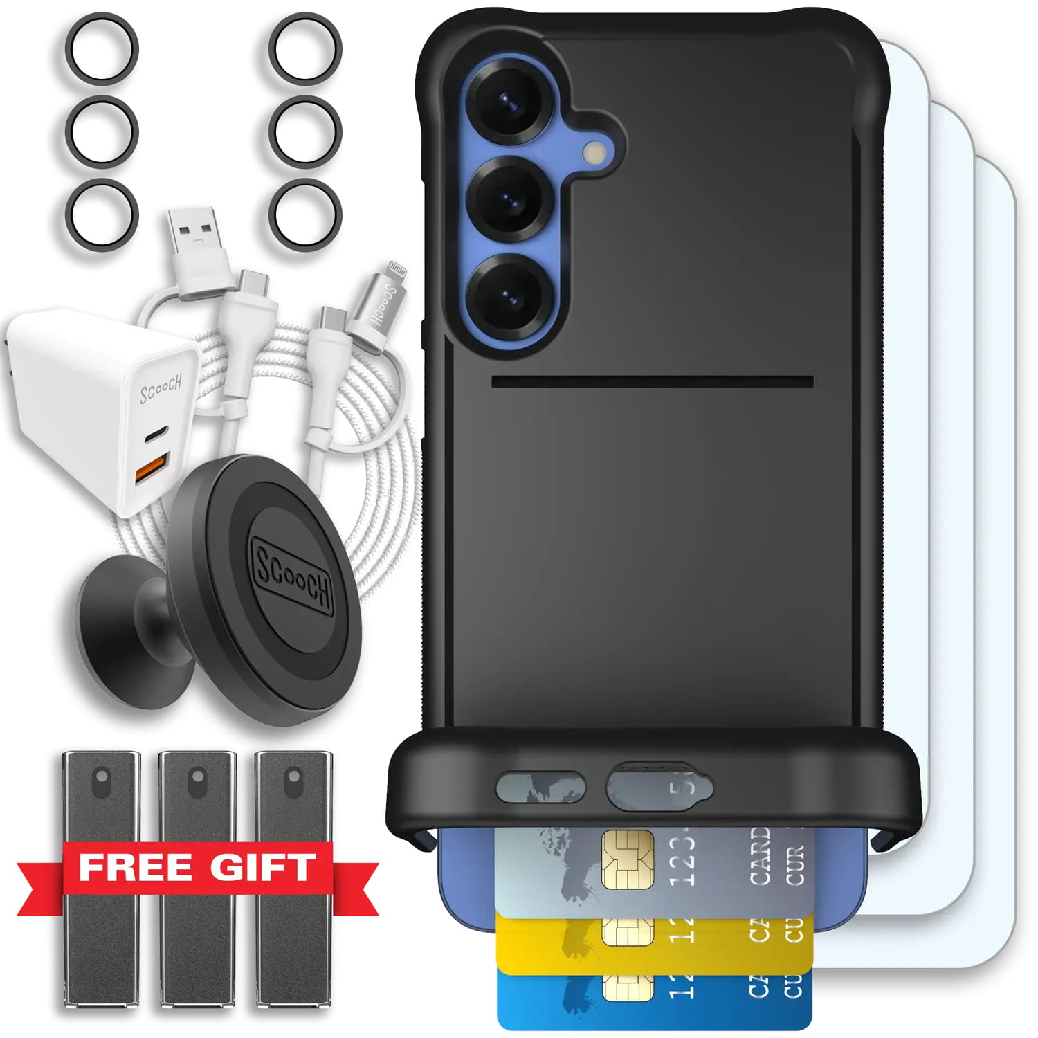 Scooch-Wingmate Ultimate Bundle for Samsung Galaxy S26+-Black