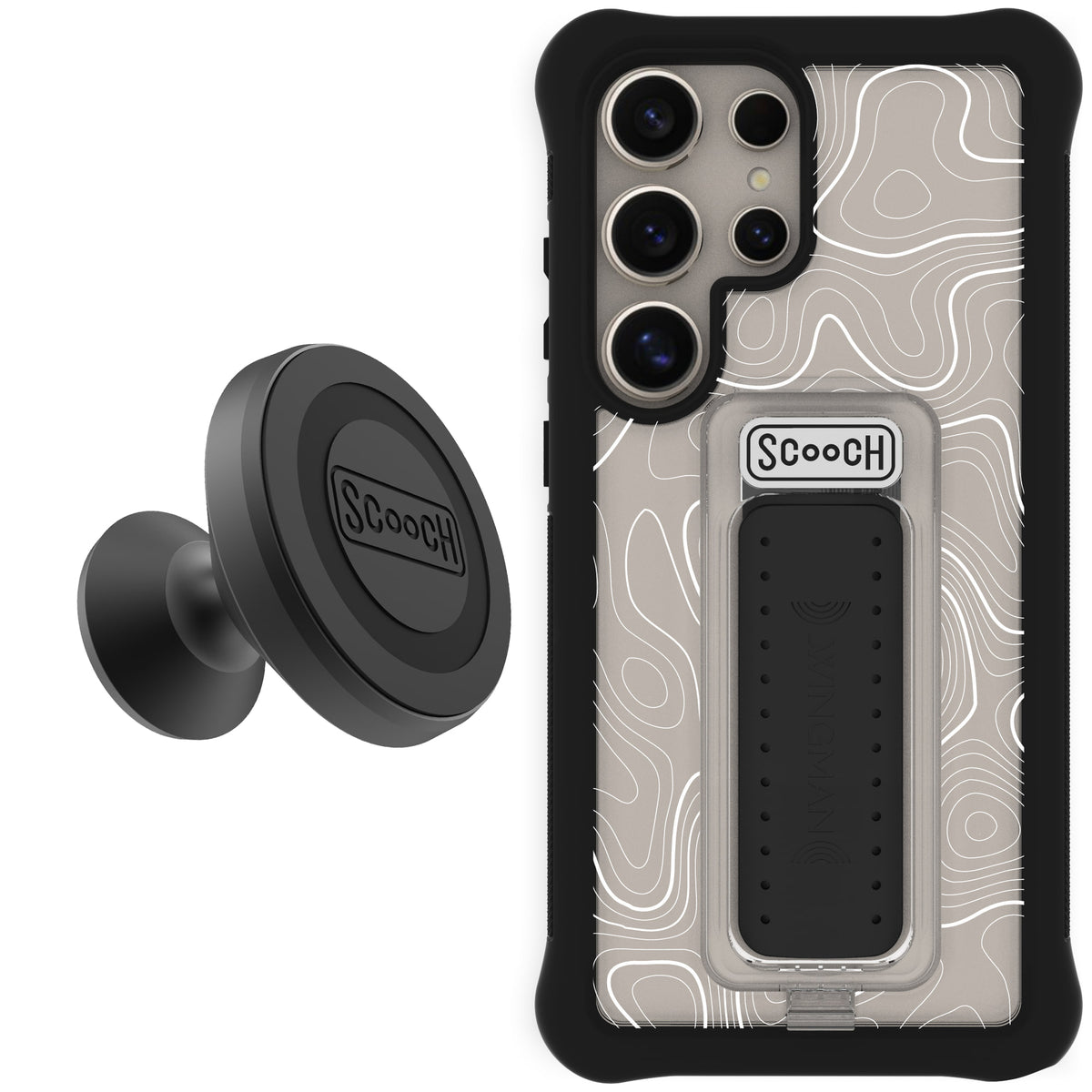 Scooch Wingman Starter Bundle for Galaxy S24 Ultra in Topography