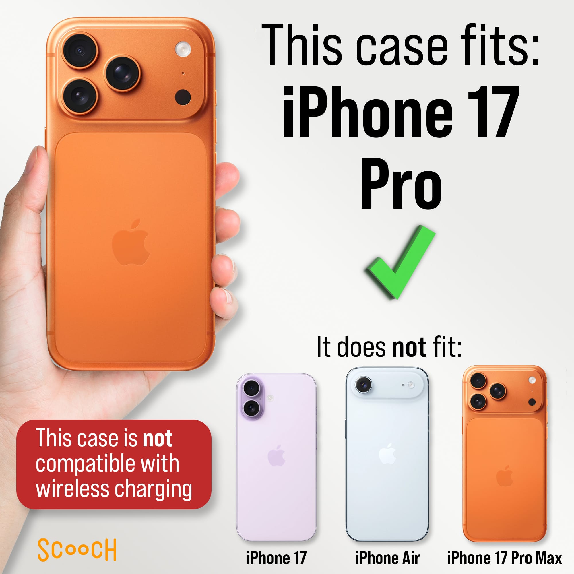 Scooch-Wingman Starter Bundle for iPhone 17 Pro-