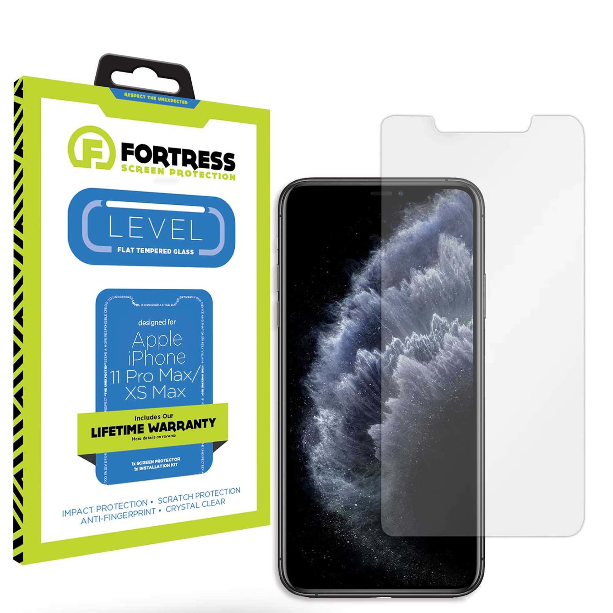 Fortress iPhone 11 Pro Max Screen Protector $0Coverage Scooch Screen Protector