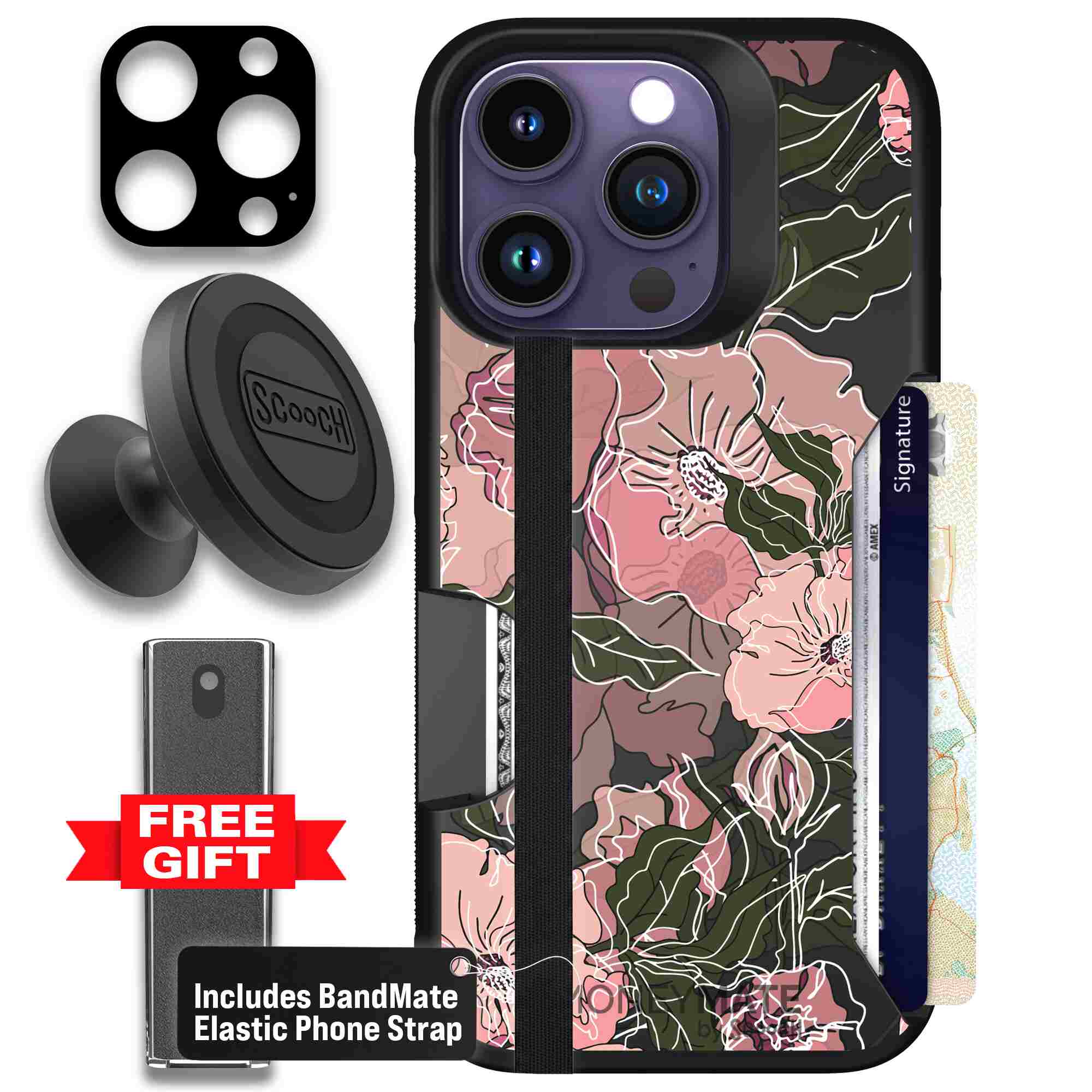 Blush Botanical | website | iPhone 14 Pro | Defender Bundle