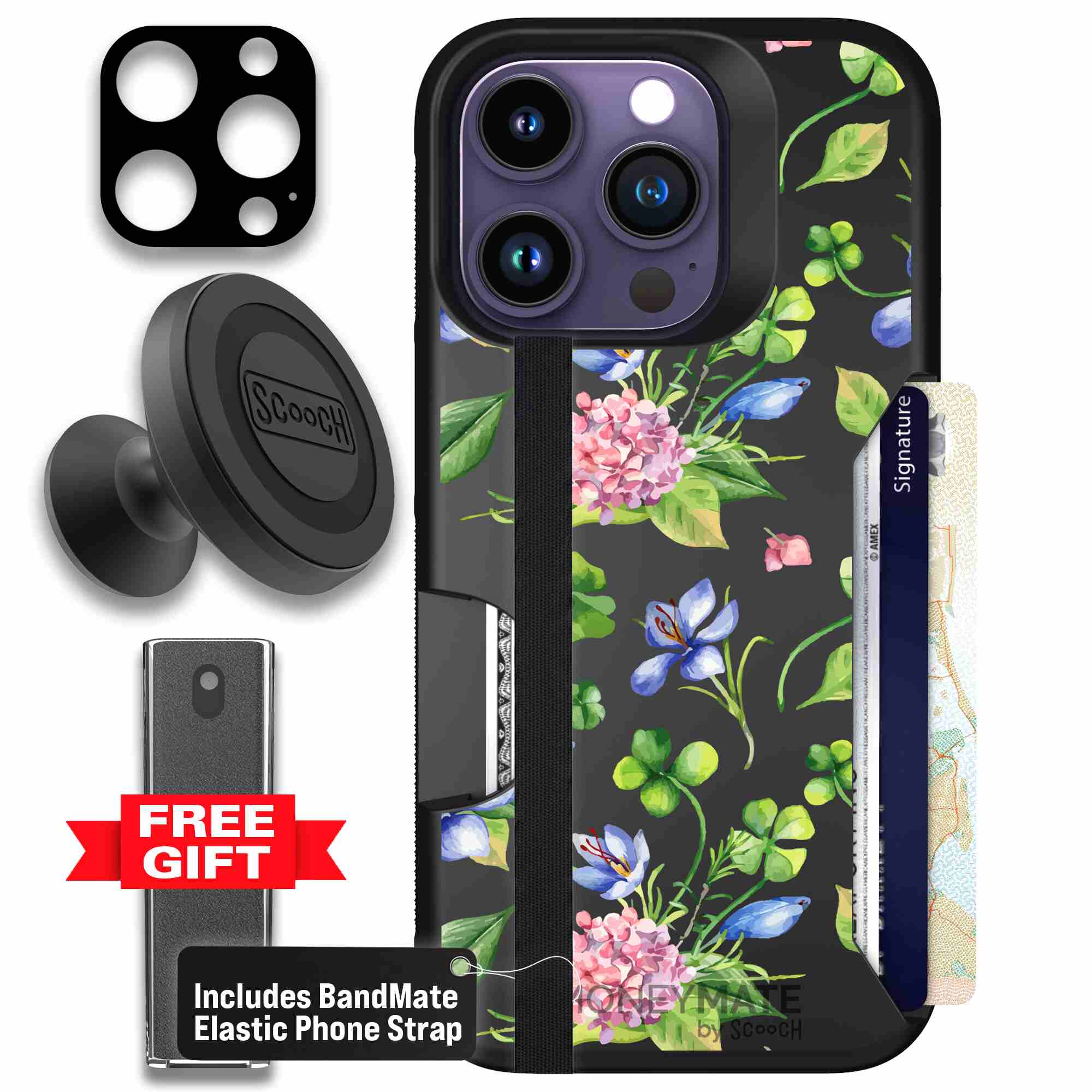 Lucky Hydrangea | website | iPhone 14 Pro | Defender Bundle