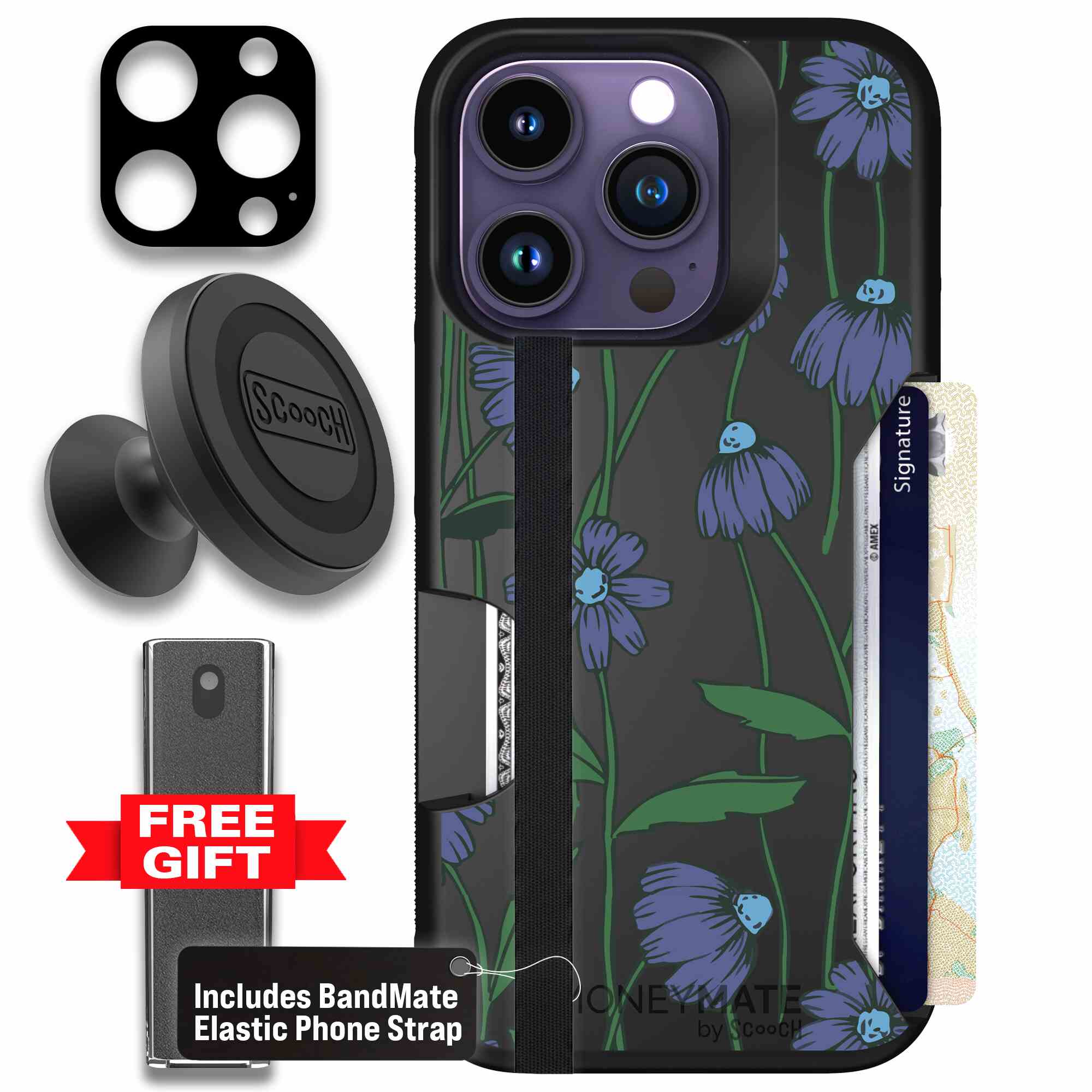 Violet Daisy | website | iPhone 14 Pro | Defender Bundle