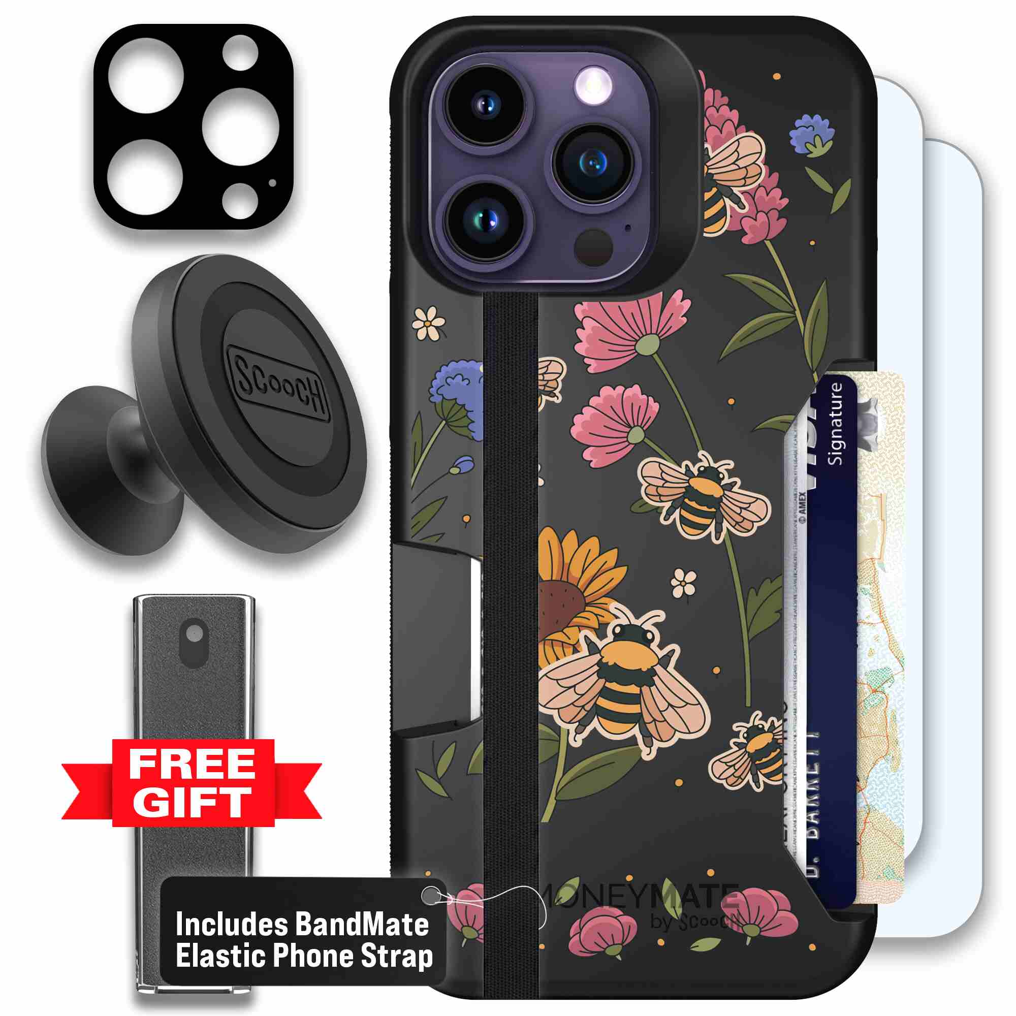 Bee Happy | website | iPhone 14 Pro Max | Defender Bundle