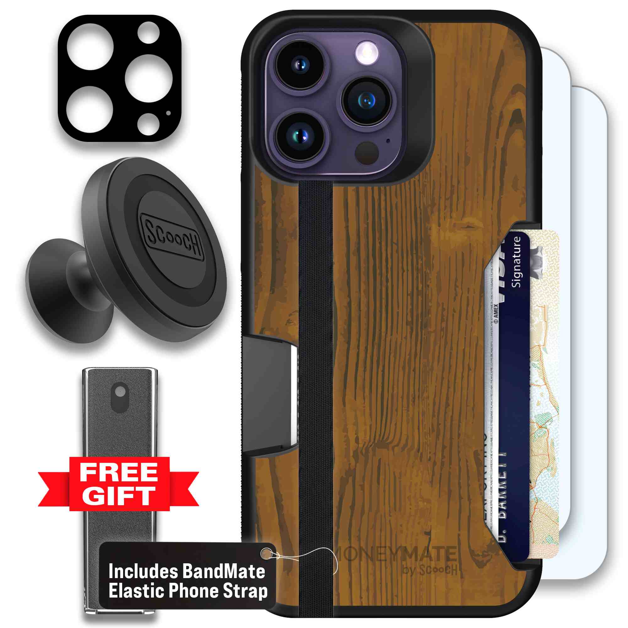 Wood Grain | website | iPhone 14 Pro Max | Defender Bundle