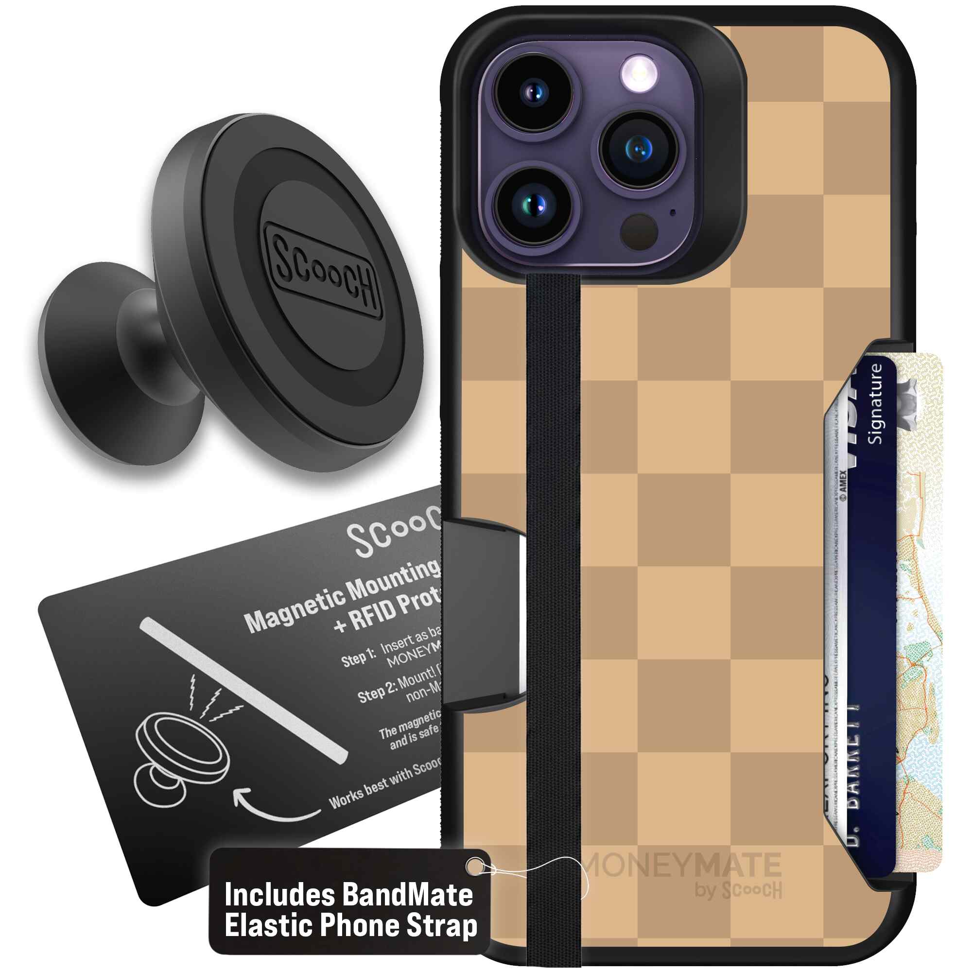 Checkered Beige | website | iPhone 14 Pro Max | Starter Bundle