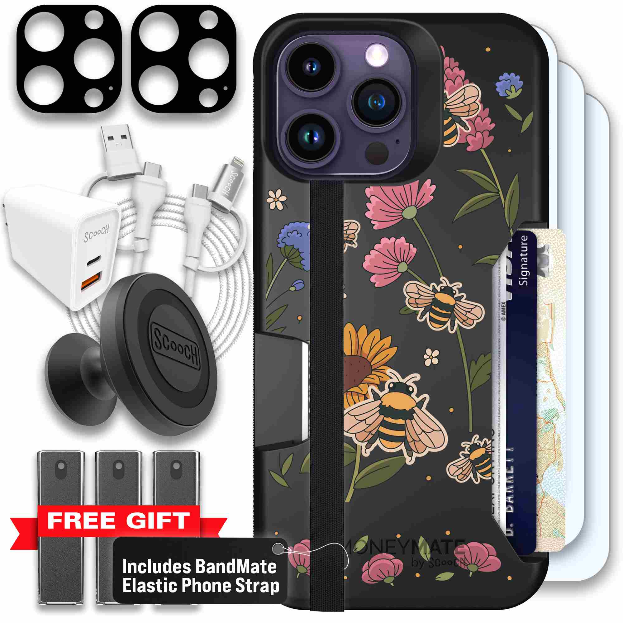 Bee Happy | website | iPhone 14 Pro Max | Ultimate Bundle
