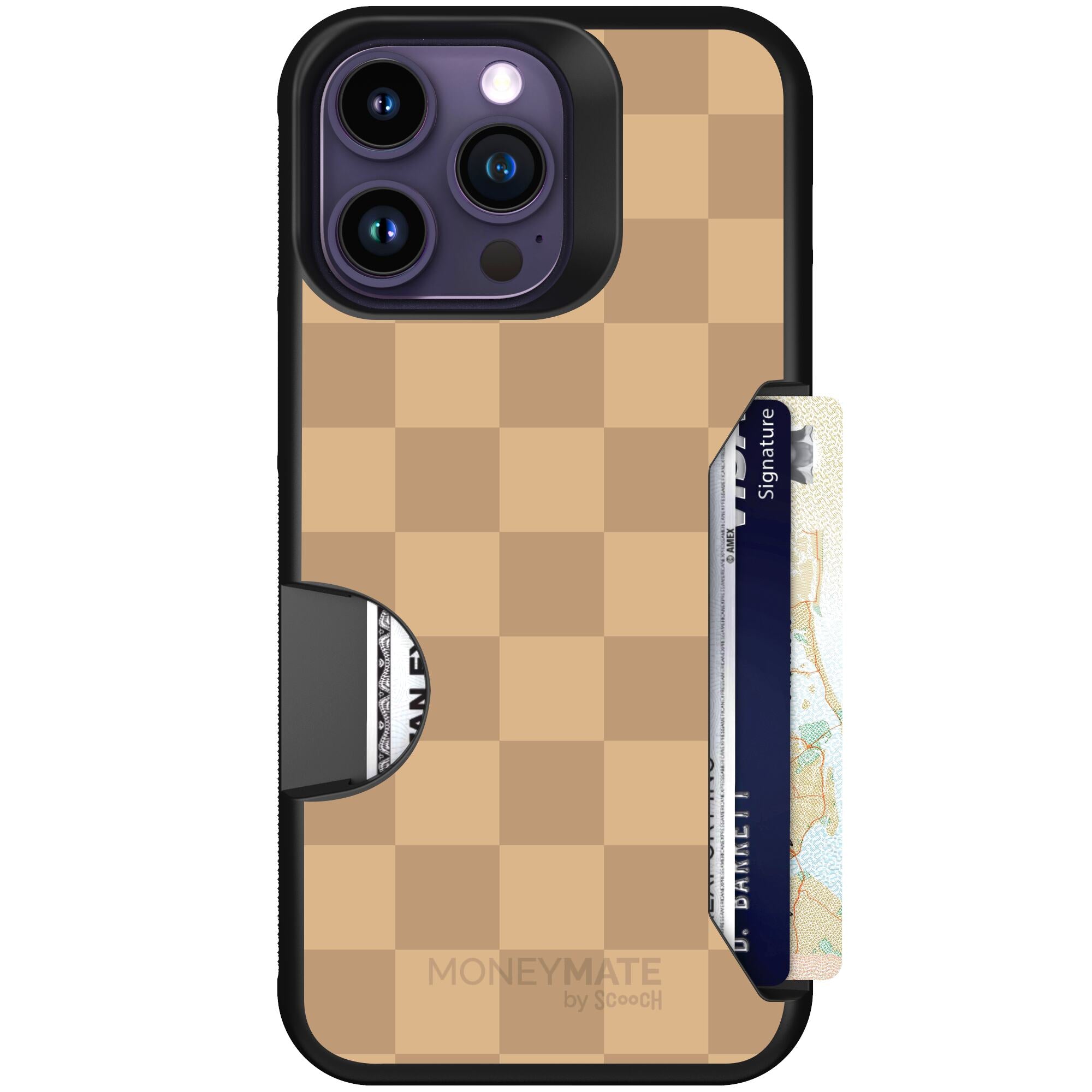 Checkered Beige | website | iPhone 14 Pro Max | Case