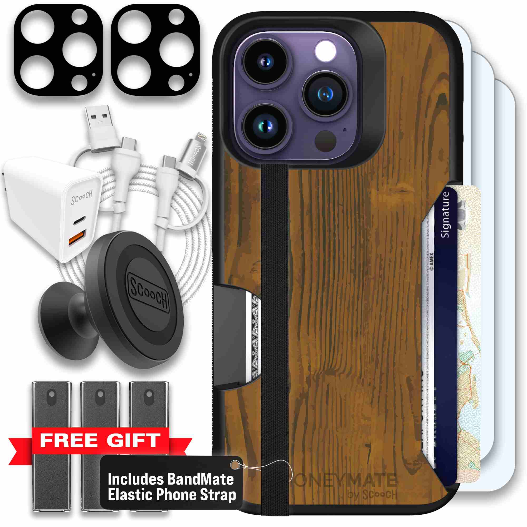 Wood Grain | website | iPhone 14 Pro | Ultimate Bundle