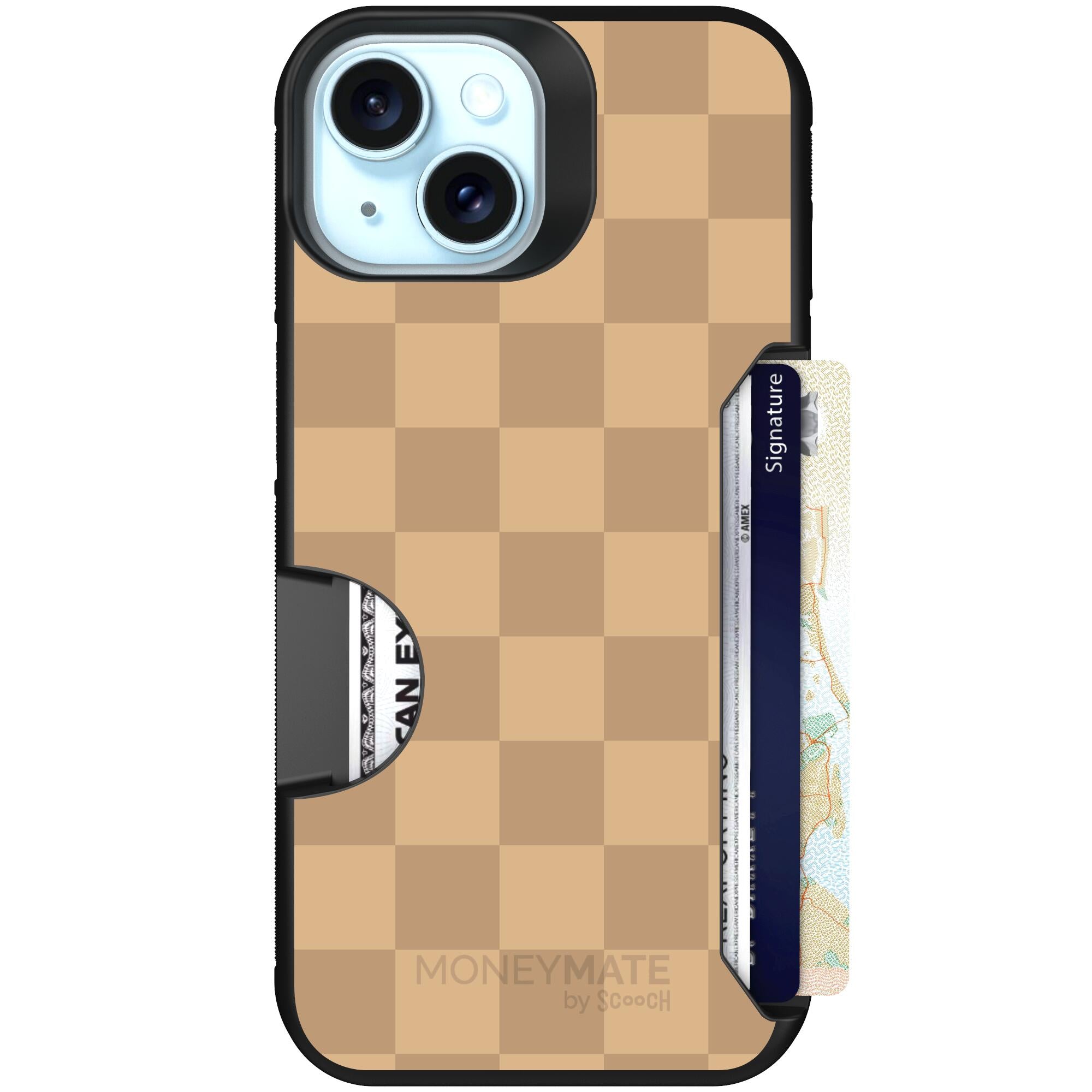 Checkered Beige | website | iPhone 15 | Case