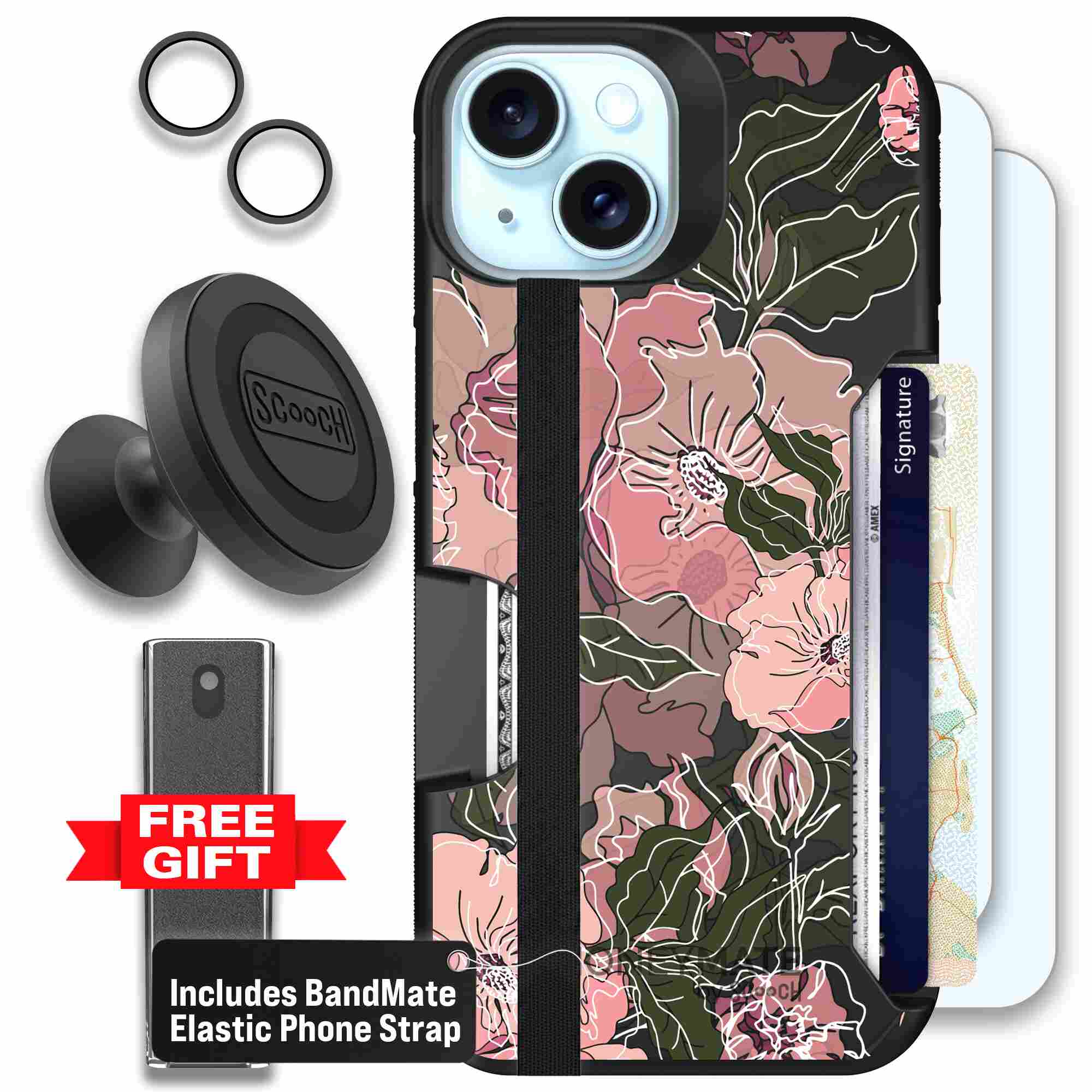 Blush Botanical | website | iPhone 15 | Defender Bundle