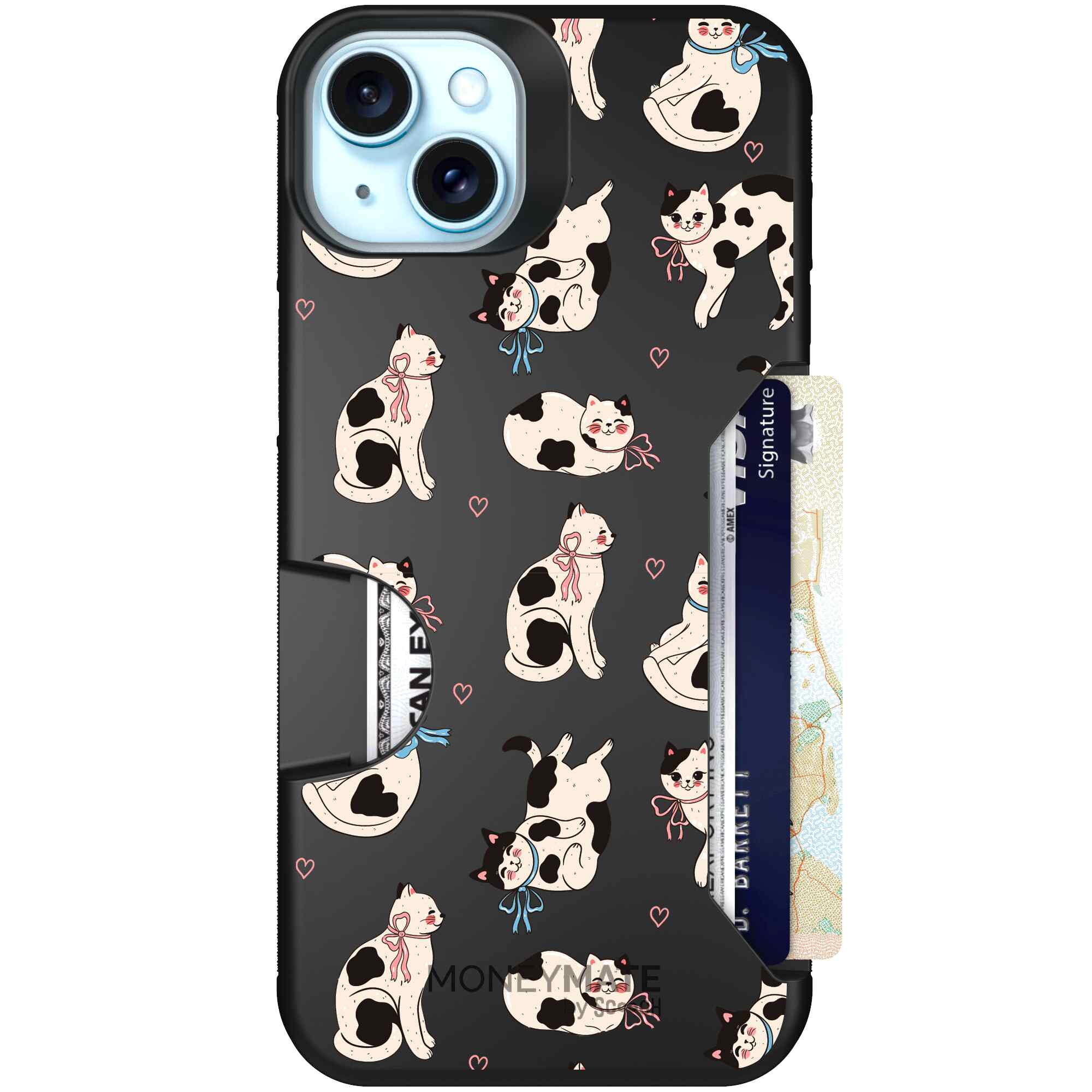 Bow Kitties | website | iPhone 15 Plus | Case