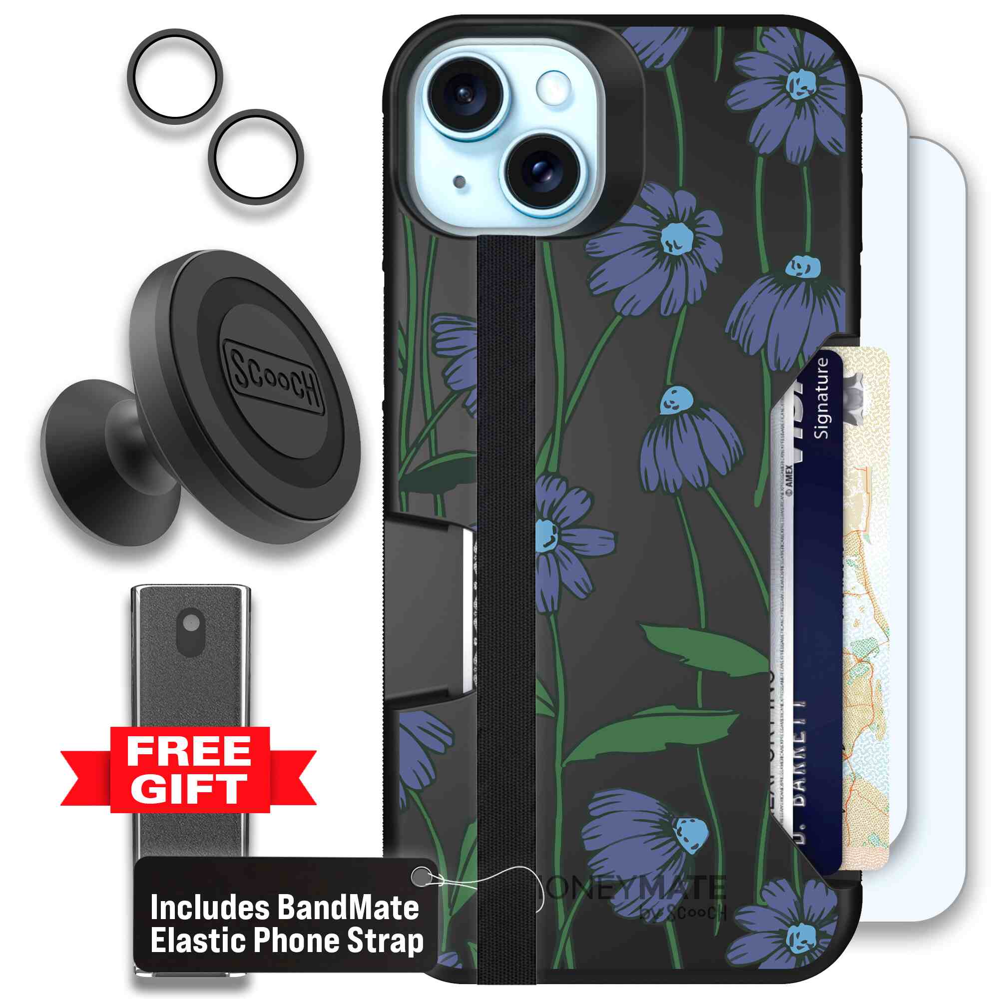 Violet Daisy | website | iPhone 15 Plus | Defender Bundle