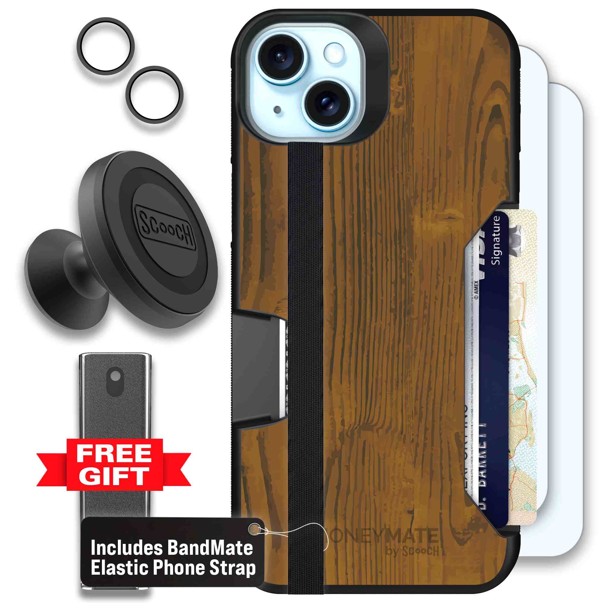 Wood Grain | website | iPhone 15 Plus | Defender Bundle