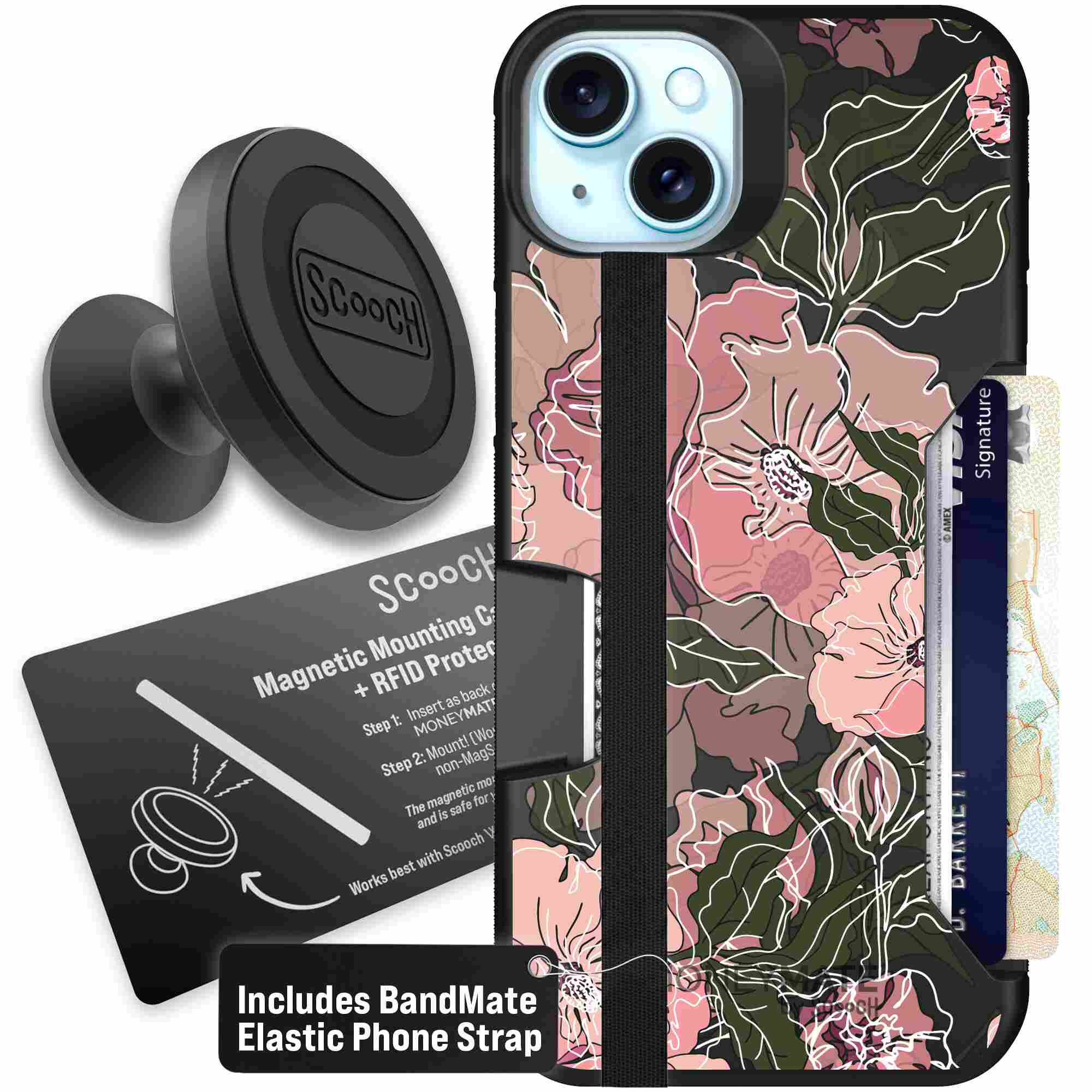 Blush Botanical | website | iPhone 15 Plus | Starter Bundle