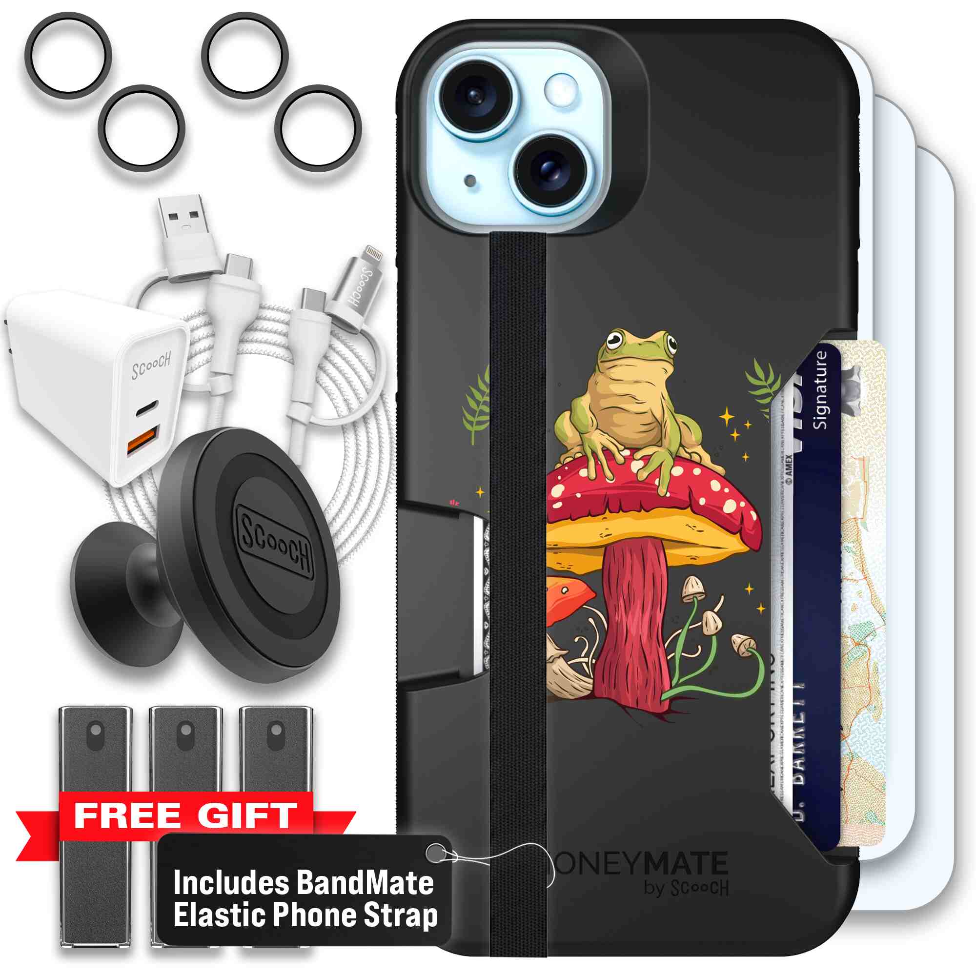 Toadstool Frog | website | iPhone 15 Plus | Ultimate Bundle