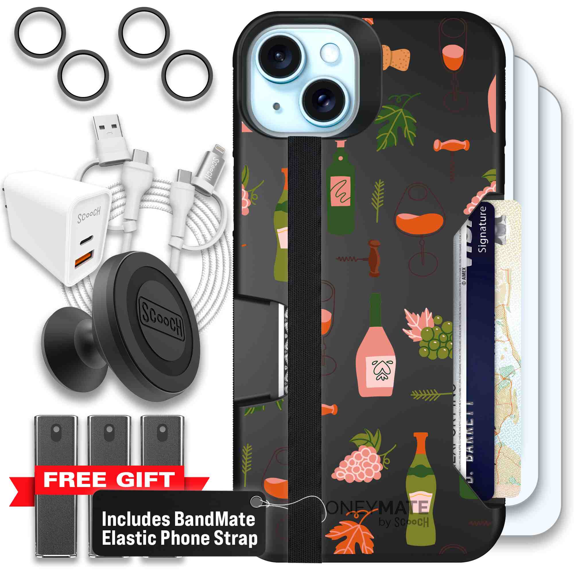 Vino Vibes | website | iPhone 15 Plus | Ultimate Bundle