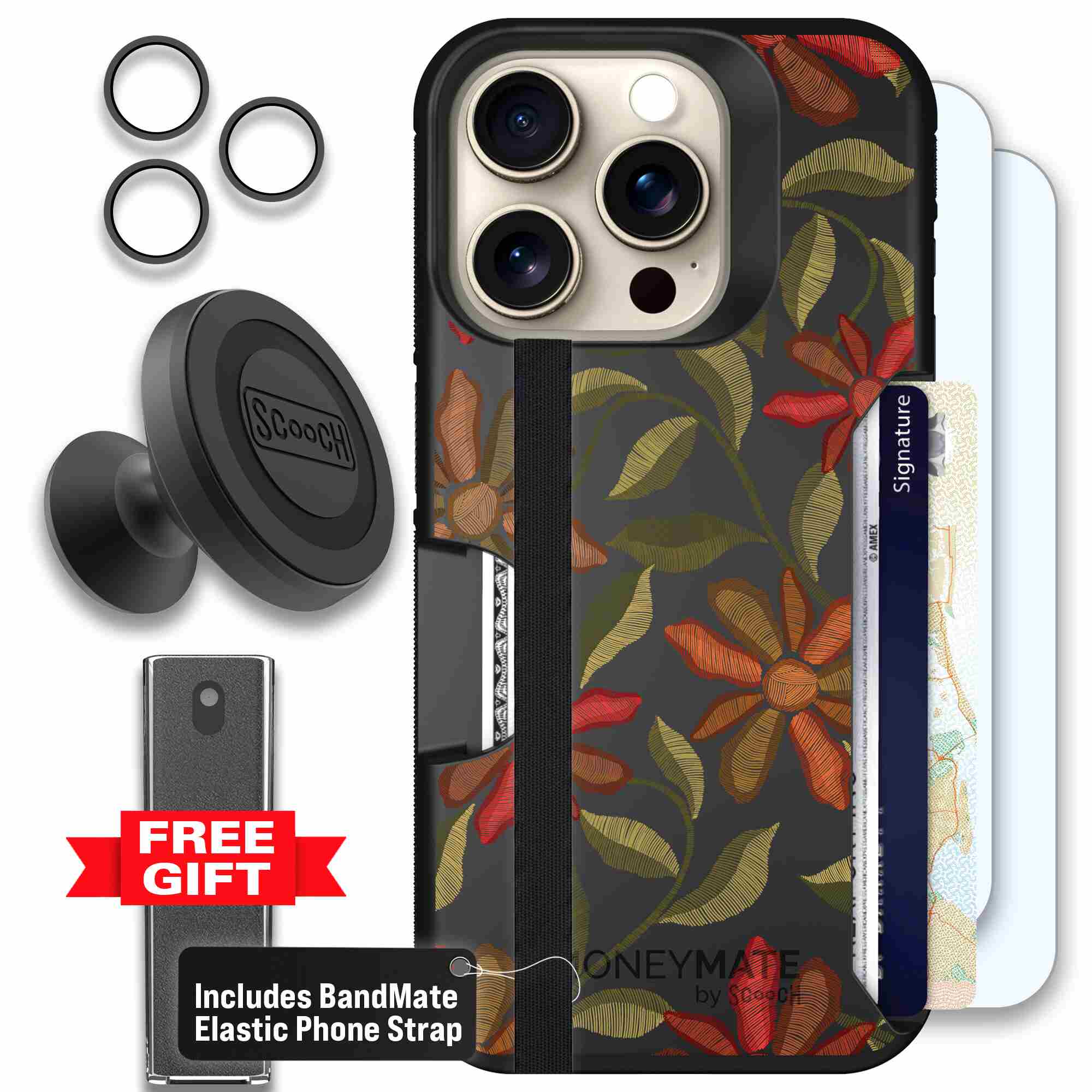 Floral Tapestry | website | iPhone 15 Pro | Defender Bundle