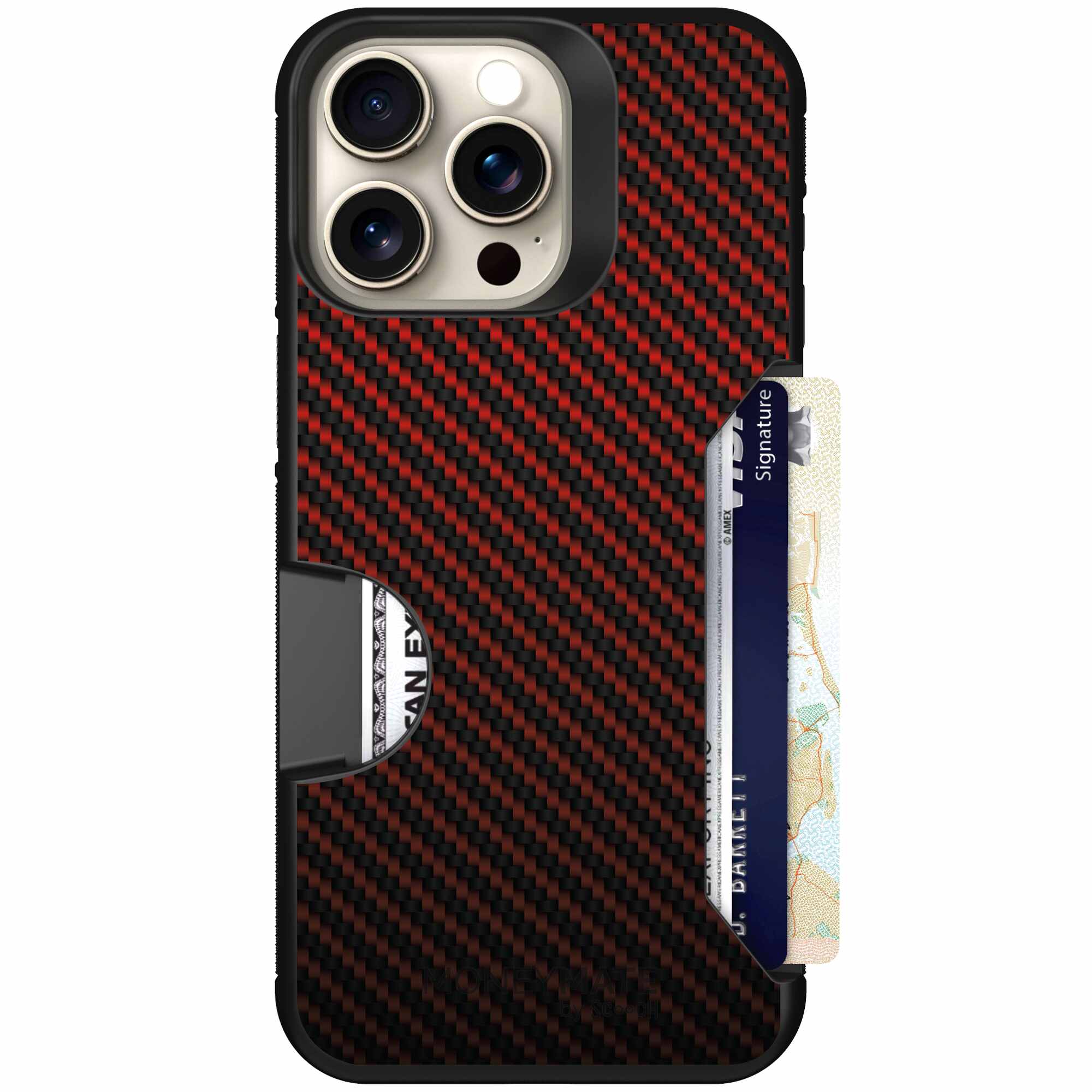 Red Carbon Fiber | website | iPhone 15 Pro Max | Case