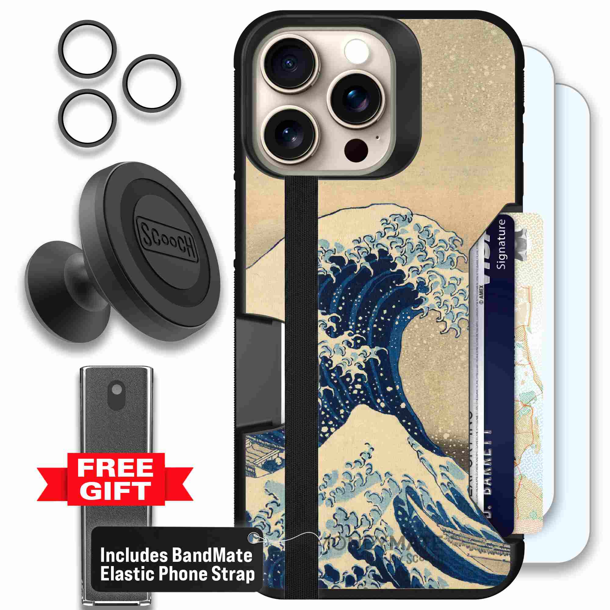 Great Wave | website | iPhone 15 Pro Max | Defender Bundle