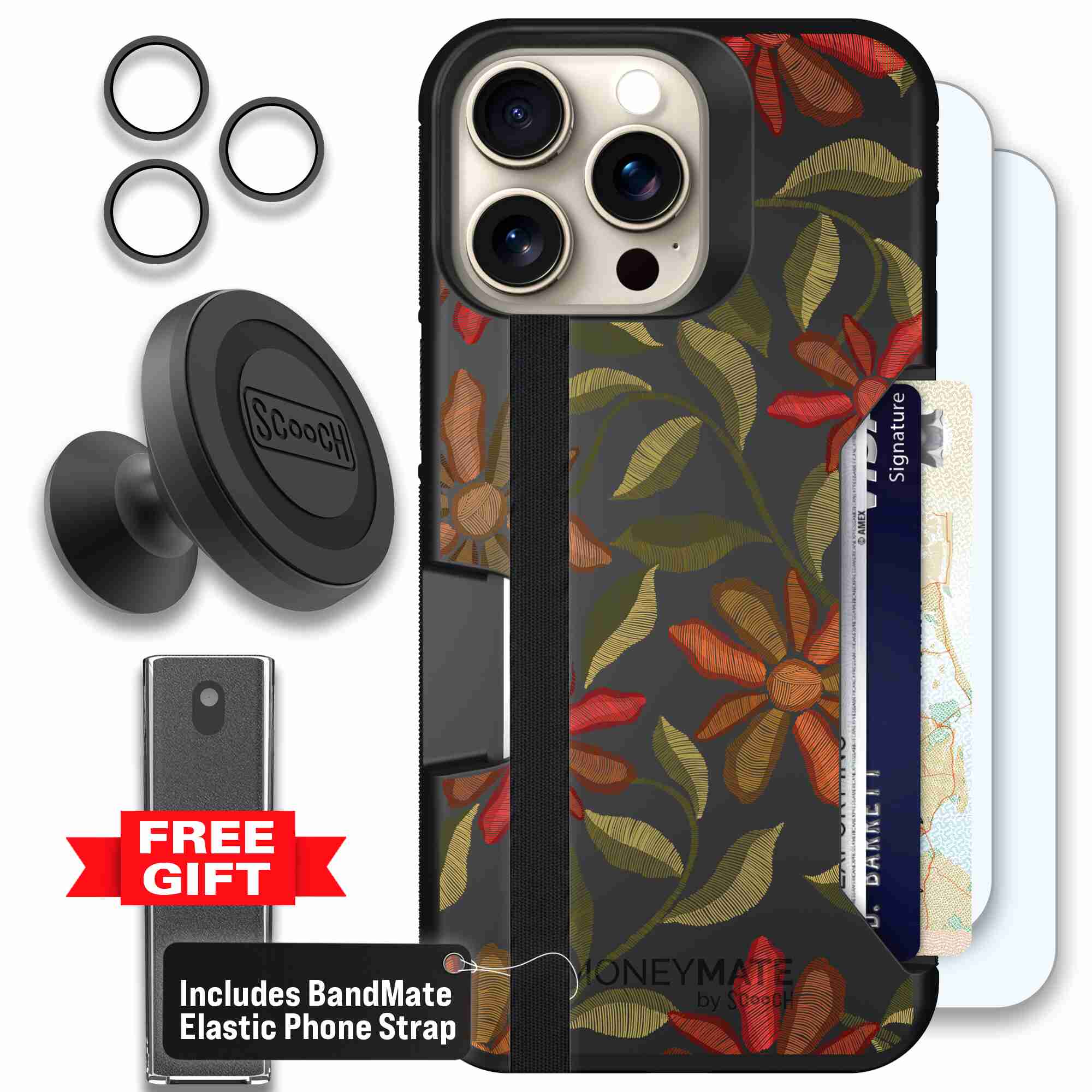 Floral Tapestry | website | iPhone 15 Pro Max | Defender Bundle
