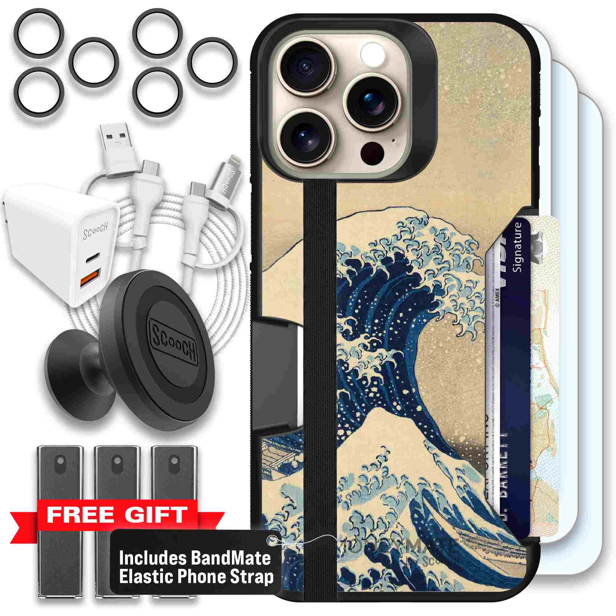 Great Wave | website | iPhone 15 Pro Max | Ultimate Bundle