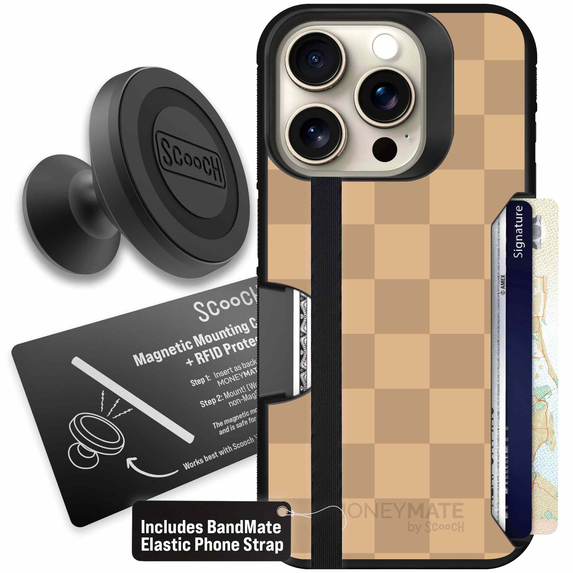 Checkered Beige | website | iPhone 15 Pro | Starter Bundle
