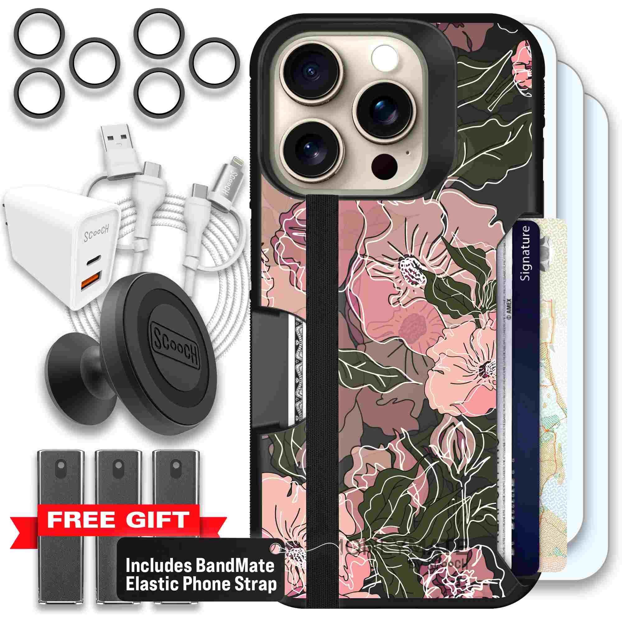 Blush Botanical | website | iPhone 15 Pro | Ultimate Bundle