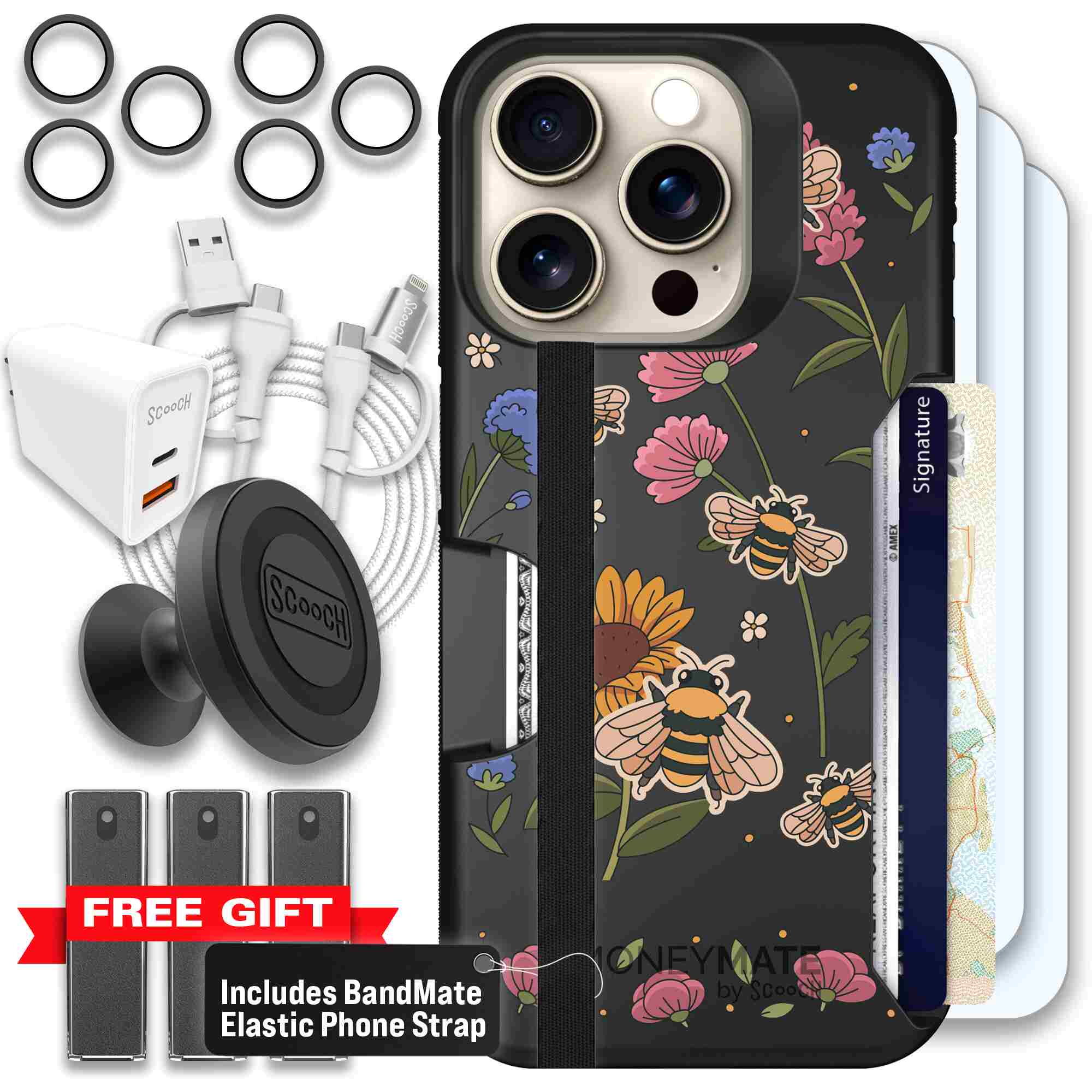 Bee Happy | website | iPhone 15 Pro | Ultimate Bundle