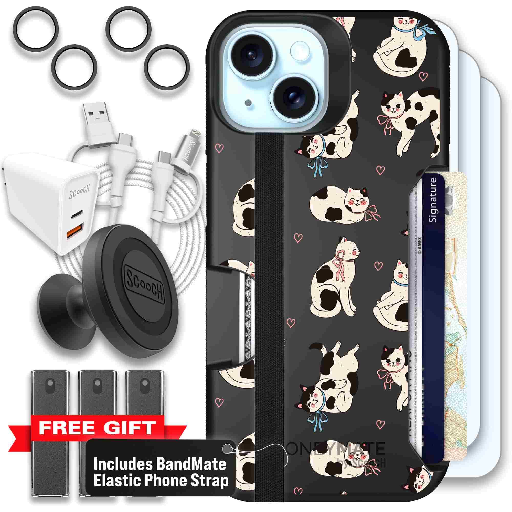 Bow Kitties | website | iPhone 15 | Ultimate Bundle