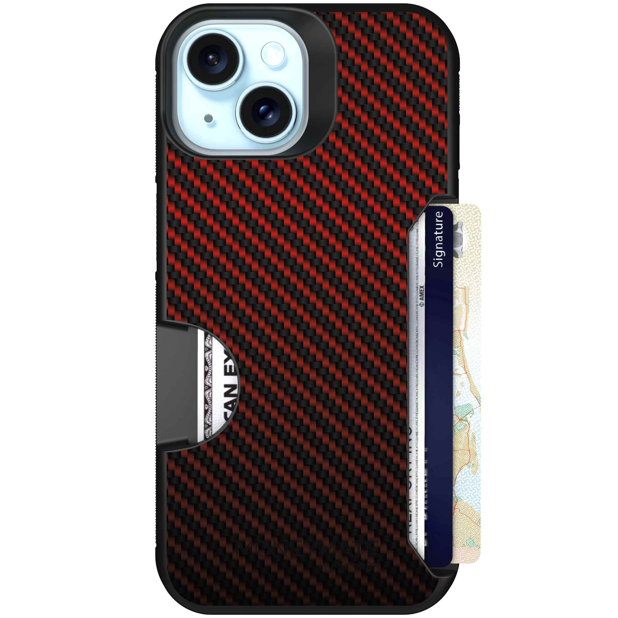 Red Carbon Fiber | website | iPhone 15 | Case