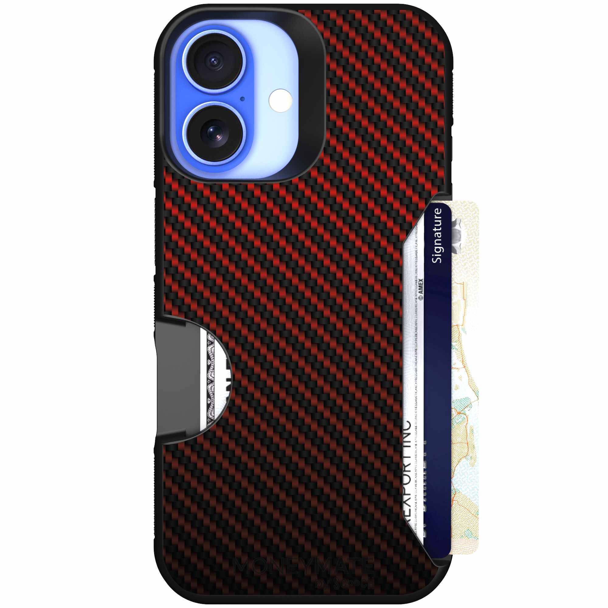 Red Carbon Fiber | website | iPhone 16 | Case