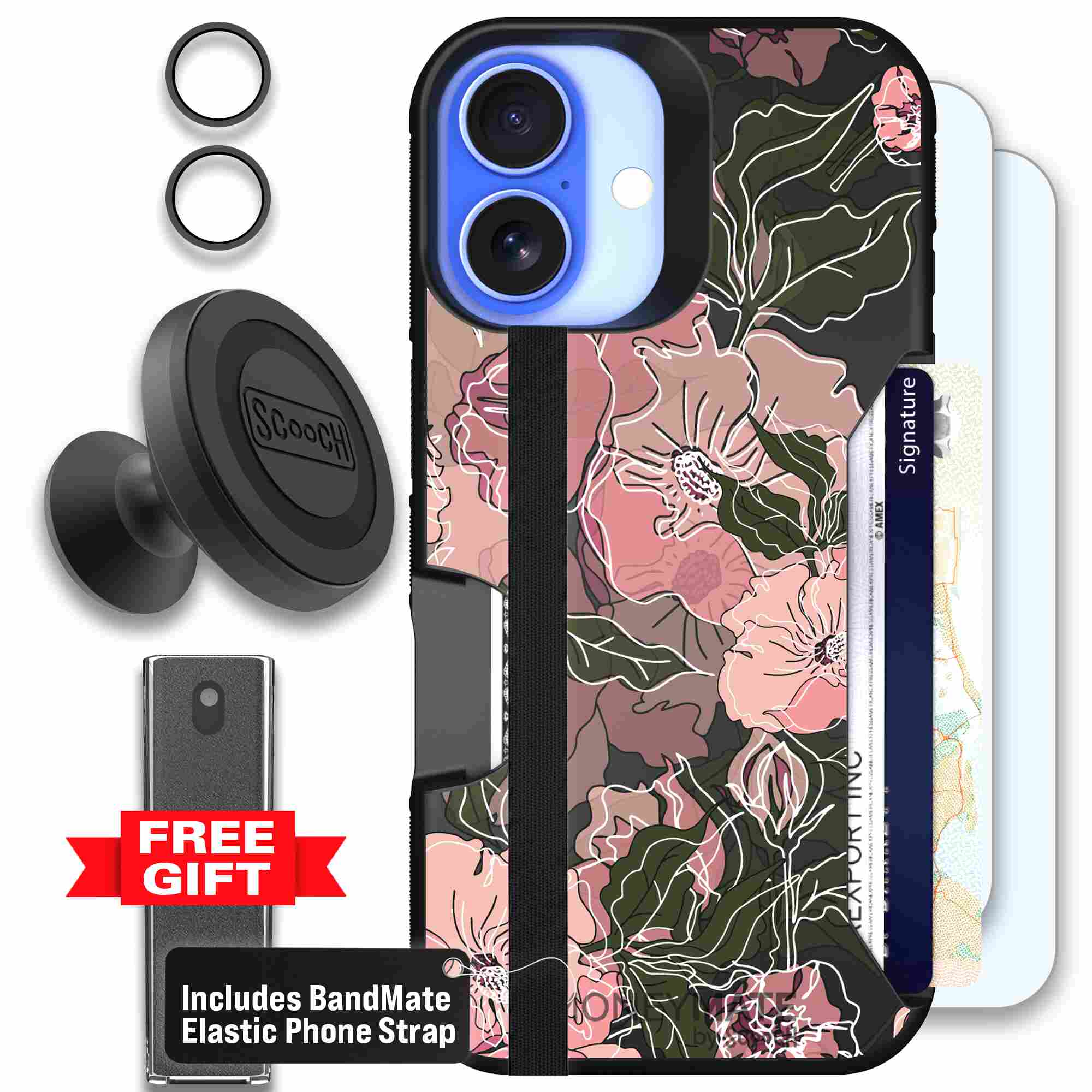 Blush Botanical | website | iPhone 16 | Defender Bundle