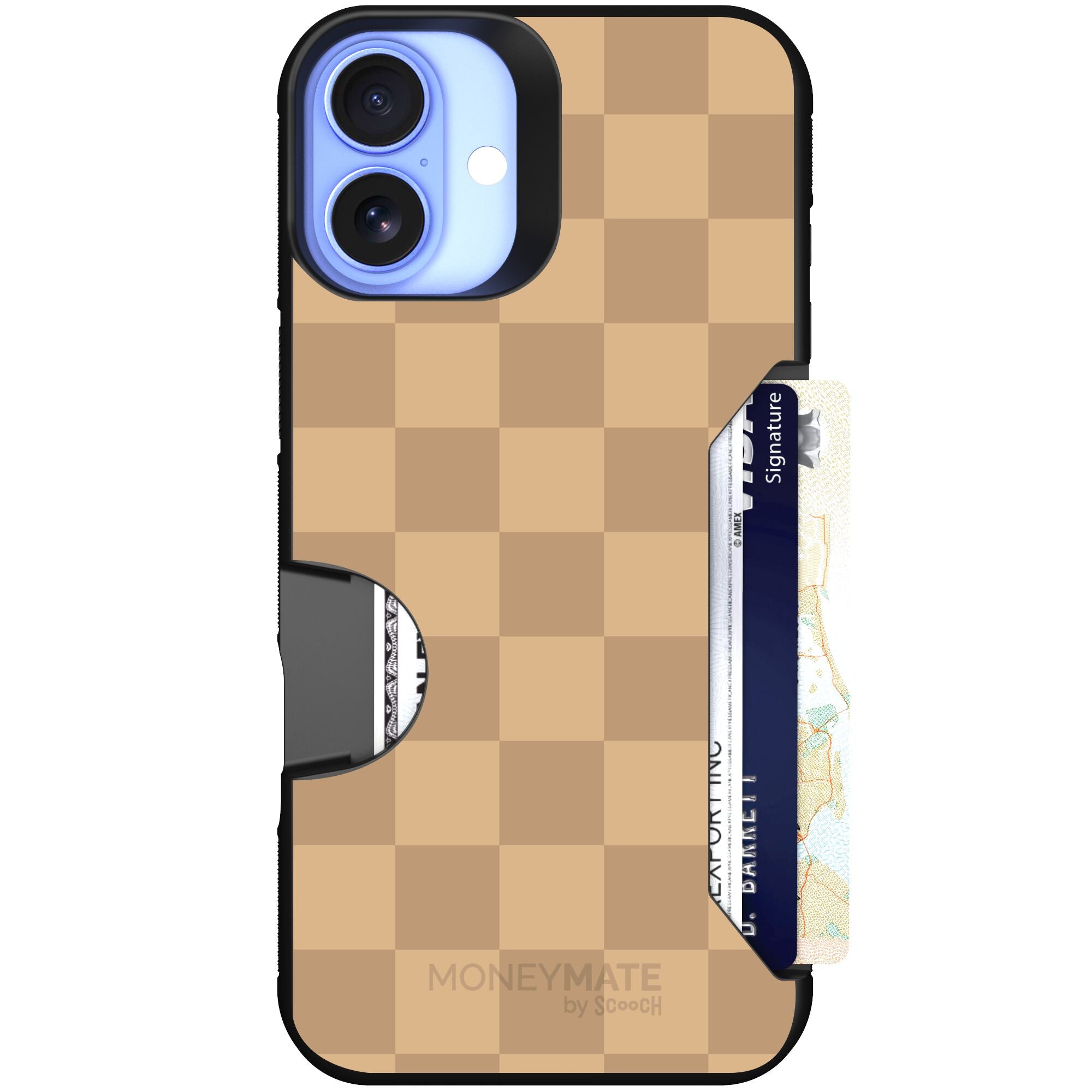 Checkered Beige | website | iPhone 16 Plus | Case