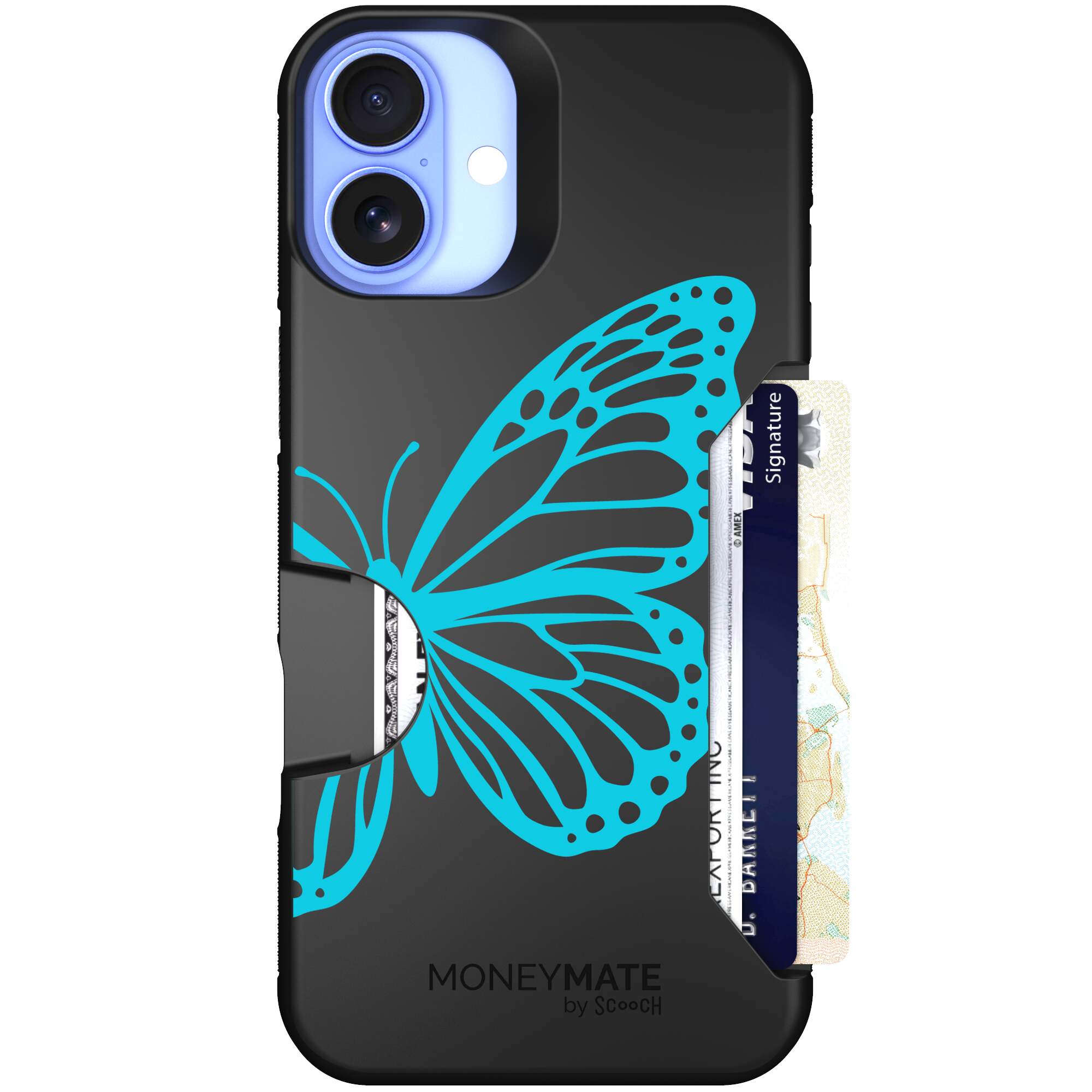 Azure Butterfly | website | iPhone 16 Plus | Case
