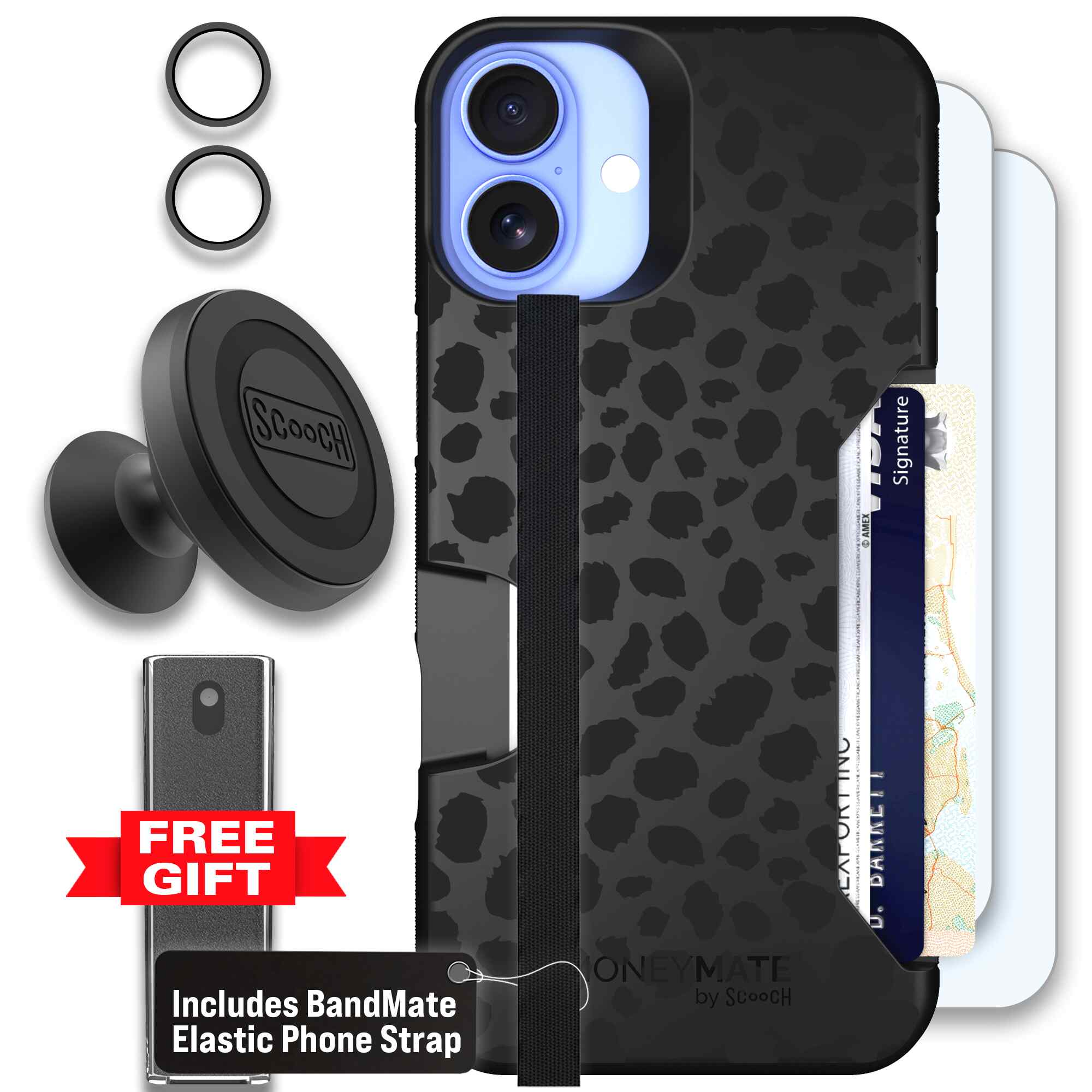 Black Leopard | website | iPhone 16 Plus | Defender Bundle