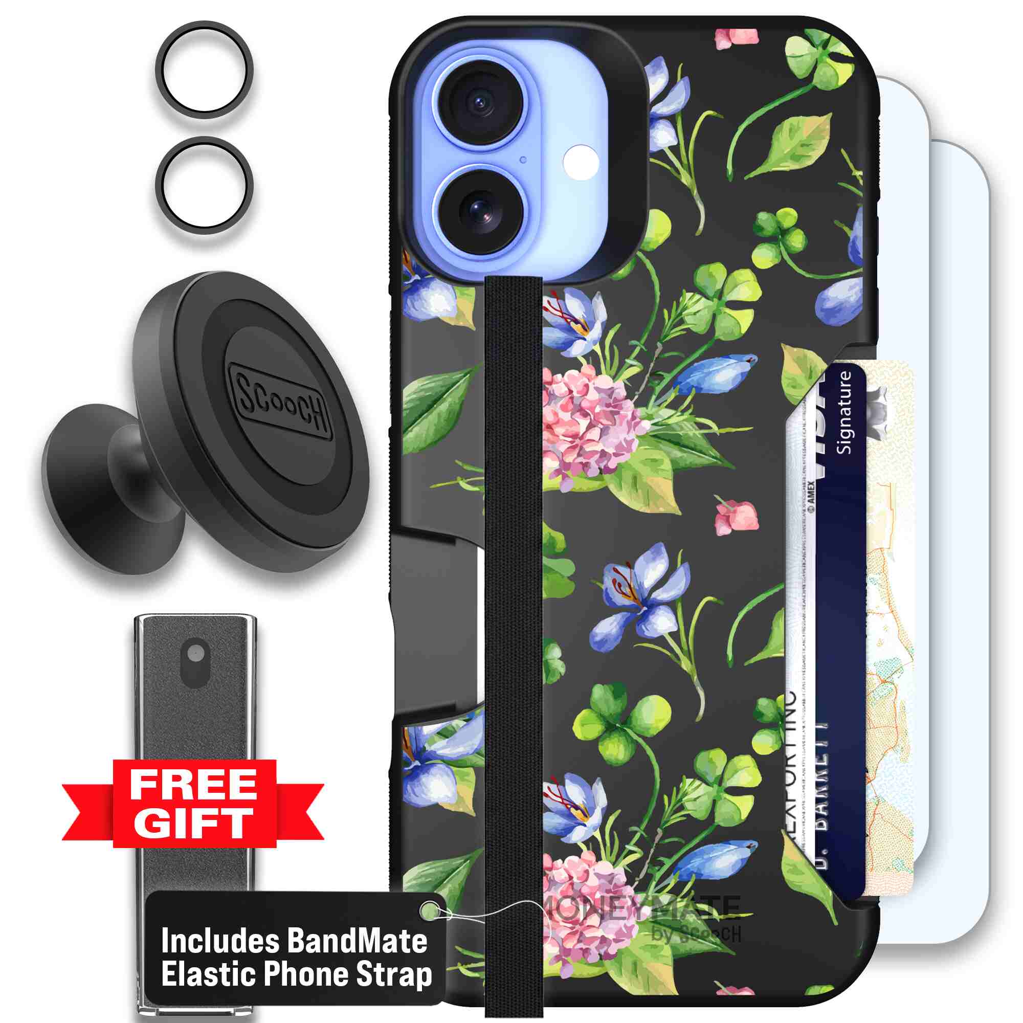 Lucky Hydrangea | website | iPhone 16 Plus | Defender Bundle