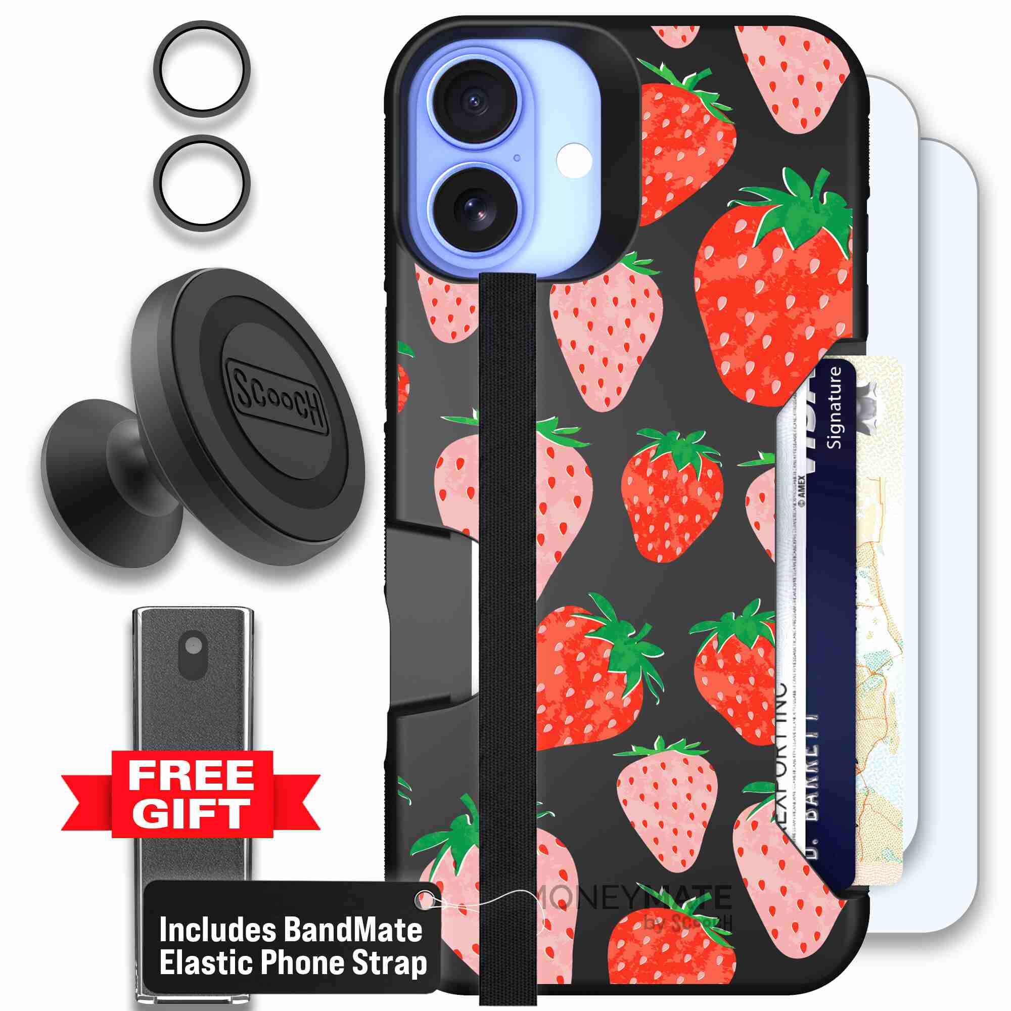 Strawberry Fields | website | iPhone 16 Plus | Defender Bundle